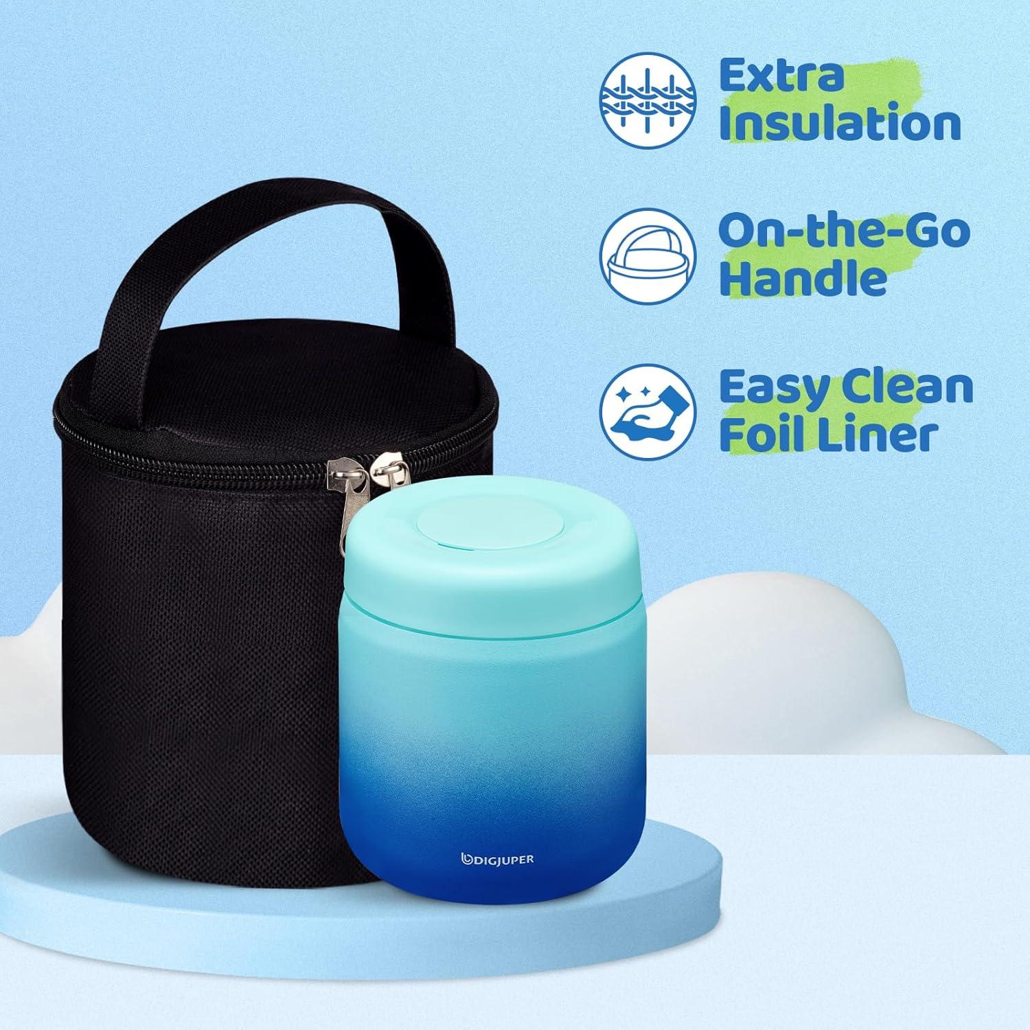 Termo Aislado para Comida 9oz DIGJUPER Sirena con Bolsa