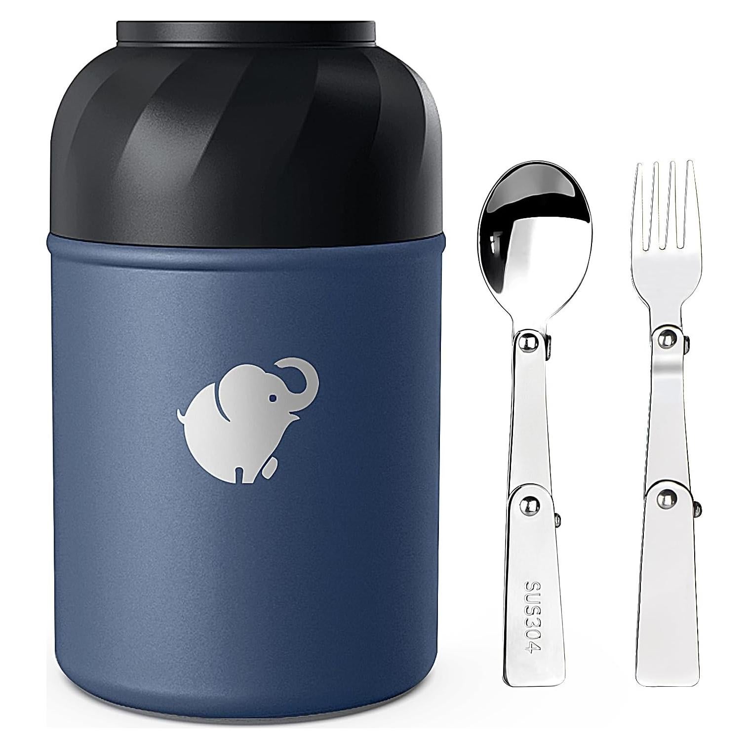 Termo de Comida Aislado HouseTec 17oz Azul Oscuro - A Prueba de Fugas