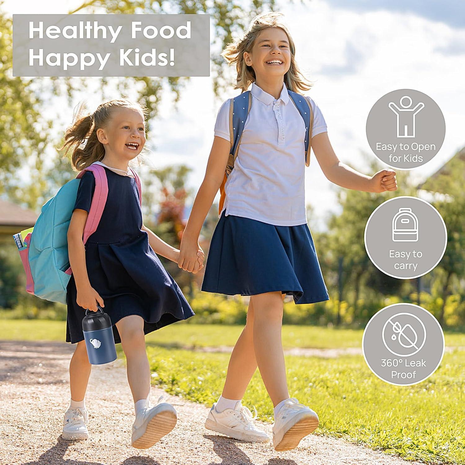 Termo de Comida Aislado HouseTec 17oz Azul Oscuro - A Prueba de Fugas