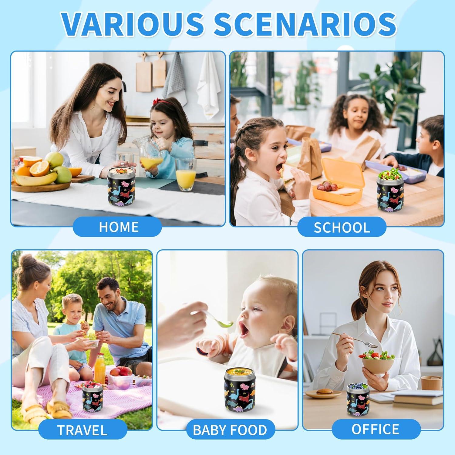 Termo de Sopa para Niños Winkabiu 480ml Amarillo Aislado