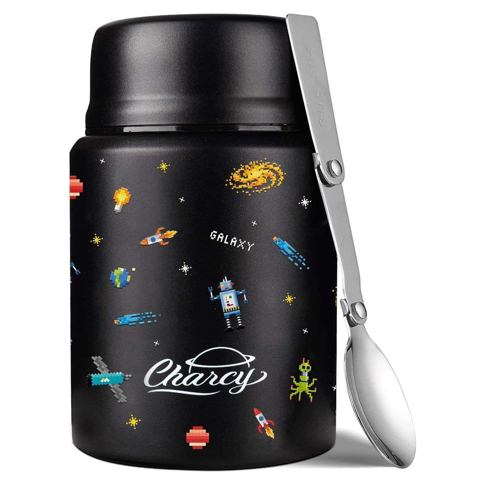 Termo para Comida Caliente Charcy 482ml con Cuchara Plegable