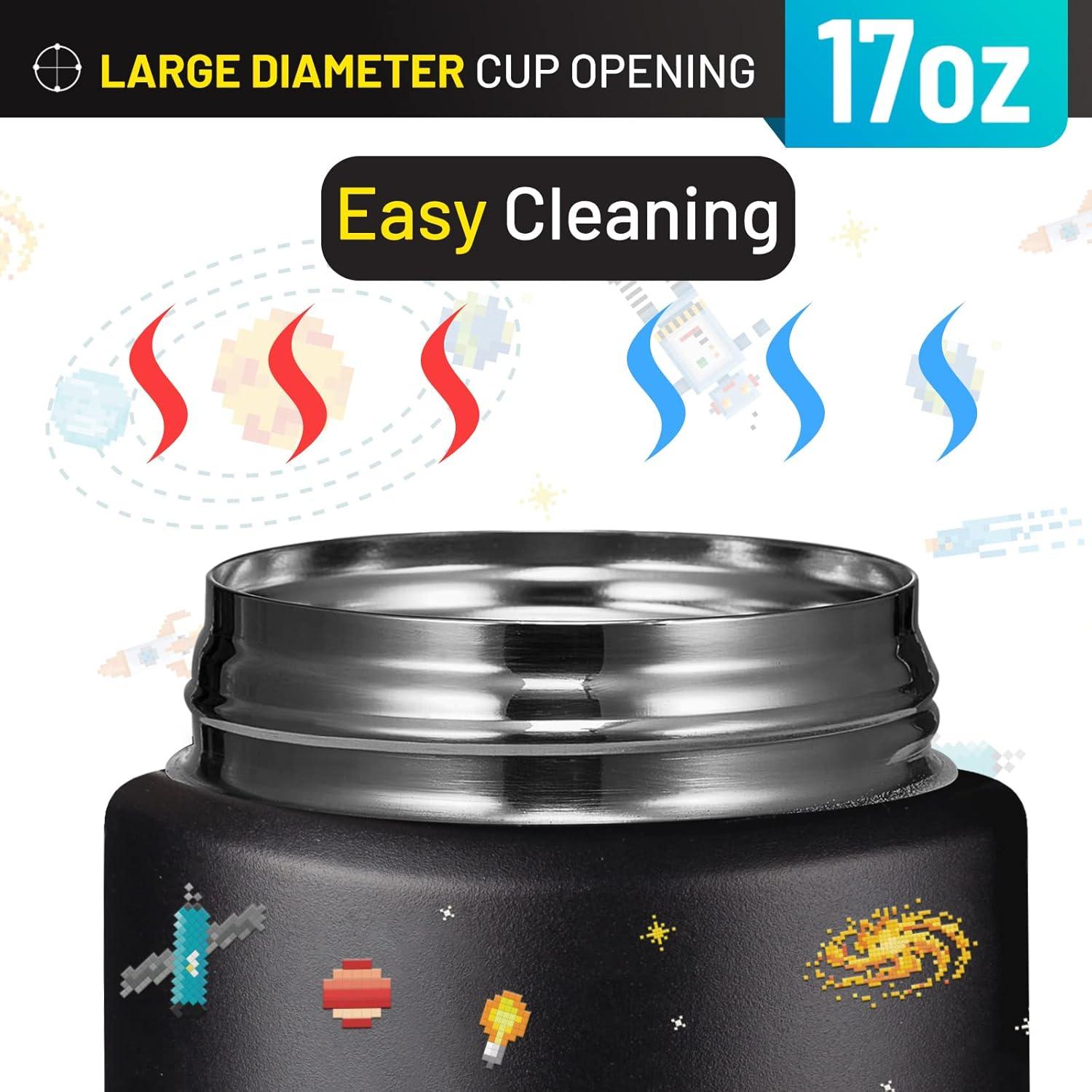Termo para Comida Caliente Charcy 482ml con Cuchara Plegable