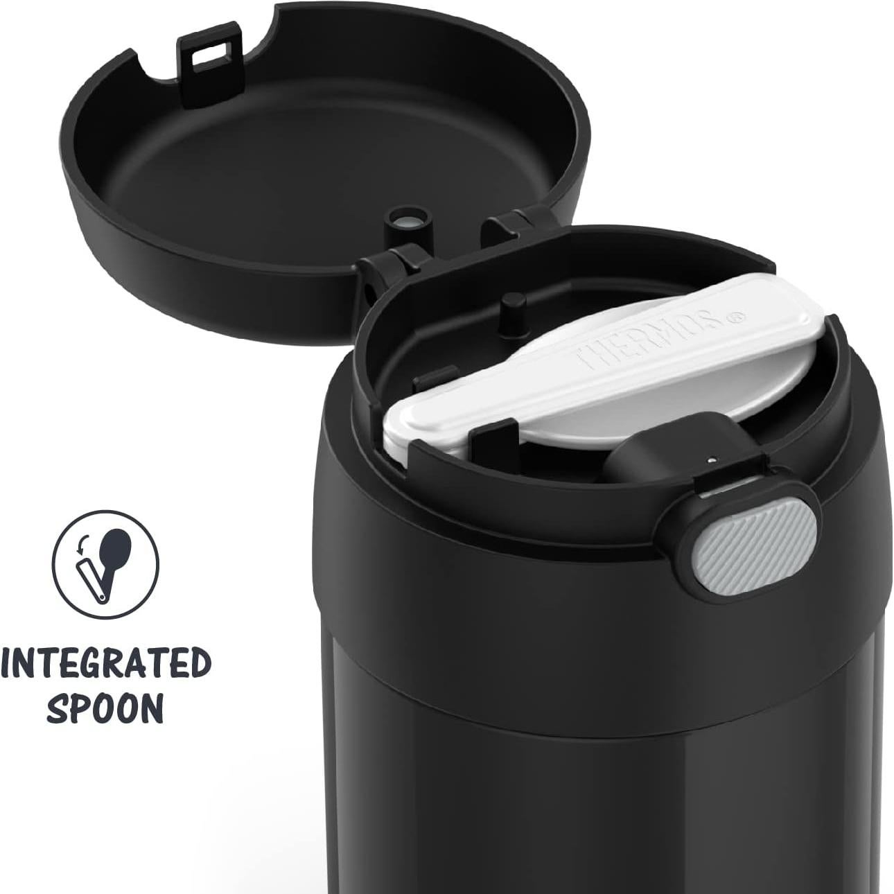 Tarros de Comida Aislados THERMOS 0.29L para Niños - Negro y Rosa