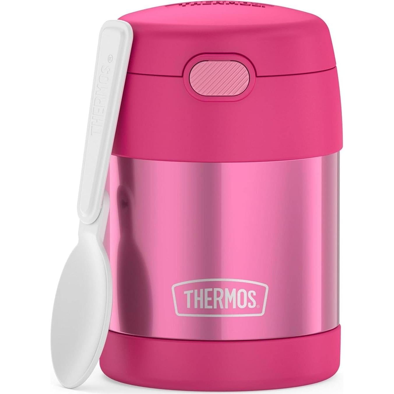 Tarros de Comida Aislados THERMOS 0.29L para Niños - Negro y Rosa