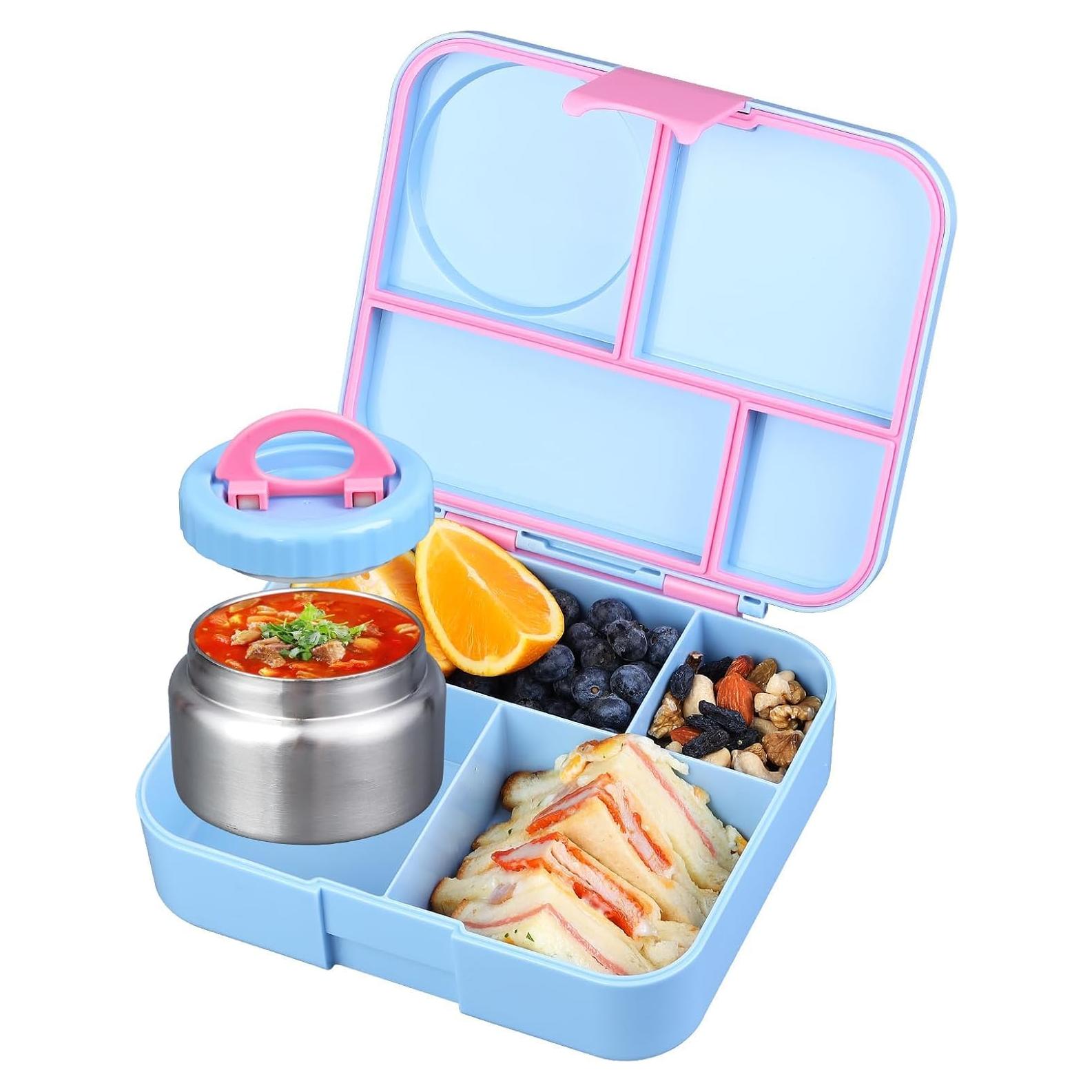 Caja de Almuerzo Bento ACOTUM Lila 5 Compartimentos 0.34L