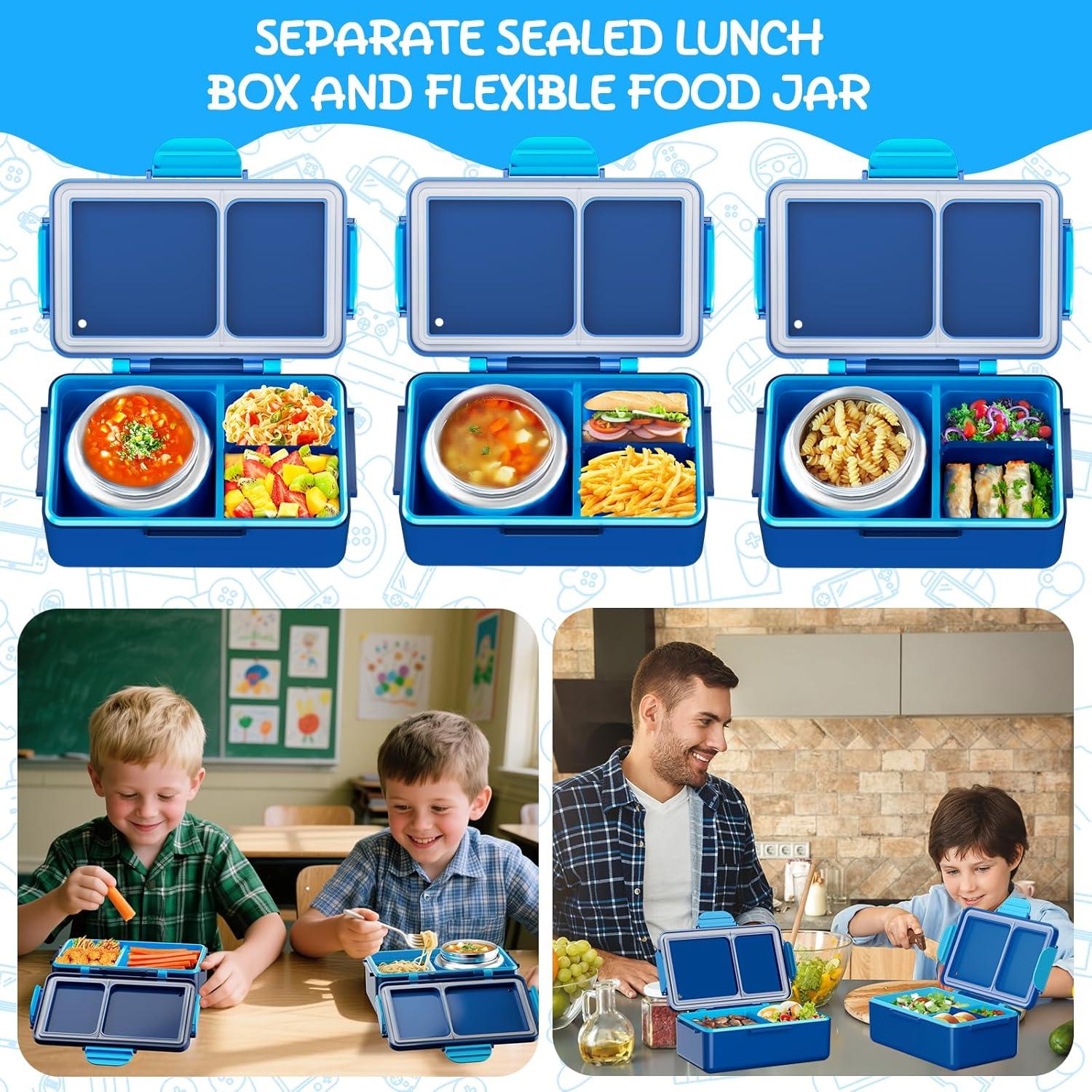 Caja de Almuerzo Bento SHPMXUPW 354 ml Acero Inoxidable Azul