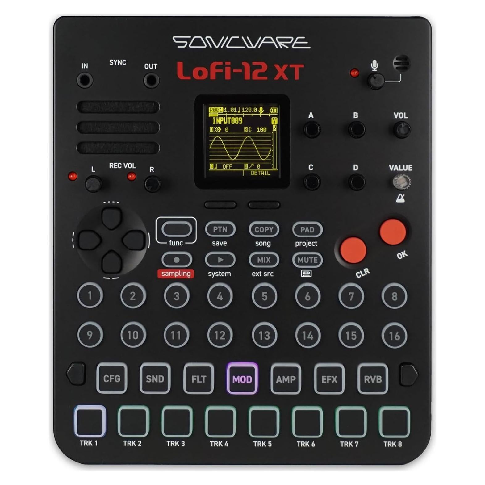 Sampler Digital SONICWARE Lofi-12 XT 12 bits 24kHz