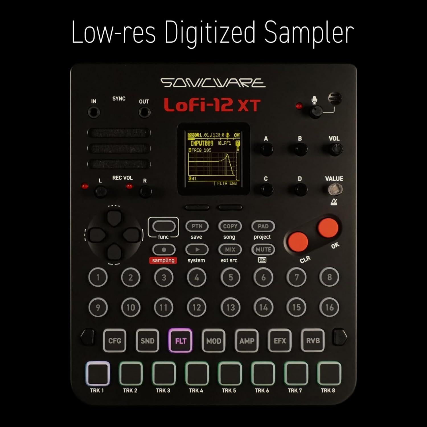 Sampler Digital SONICWARE Lofi-12 XT 12 bits 24kHz