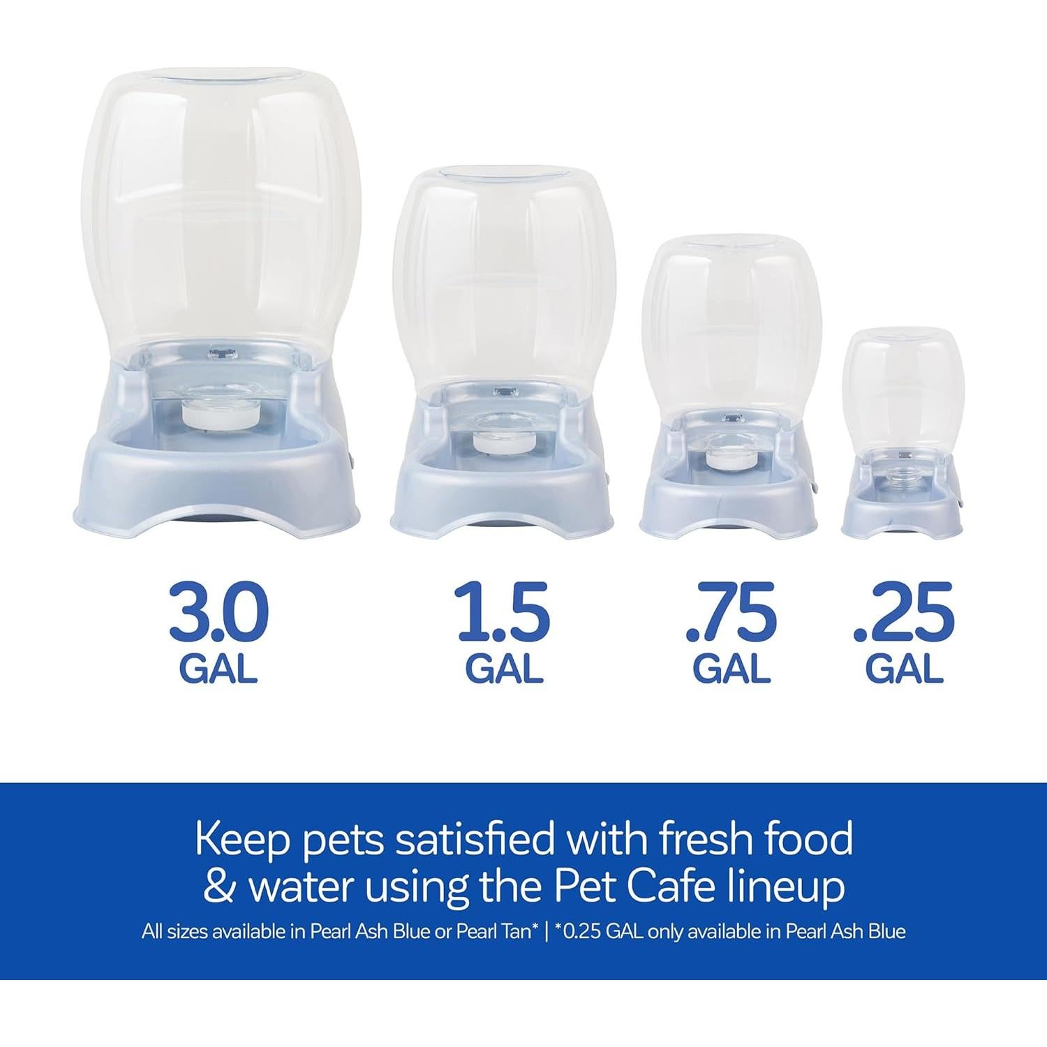 Dispensador de Agua Petmate Pet Cafe 5.68 L Azul