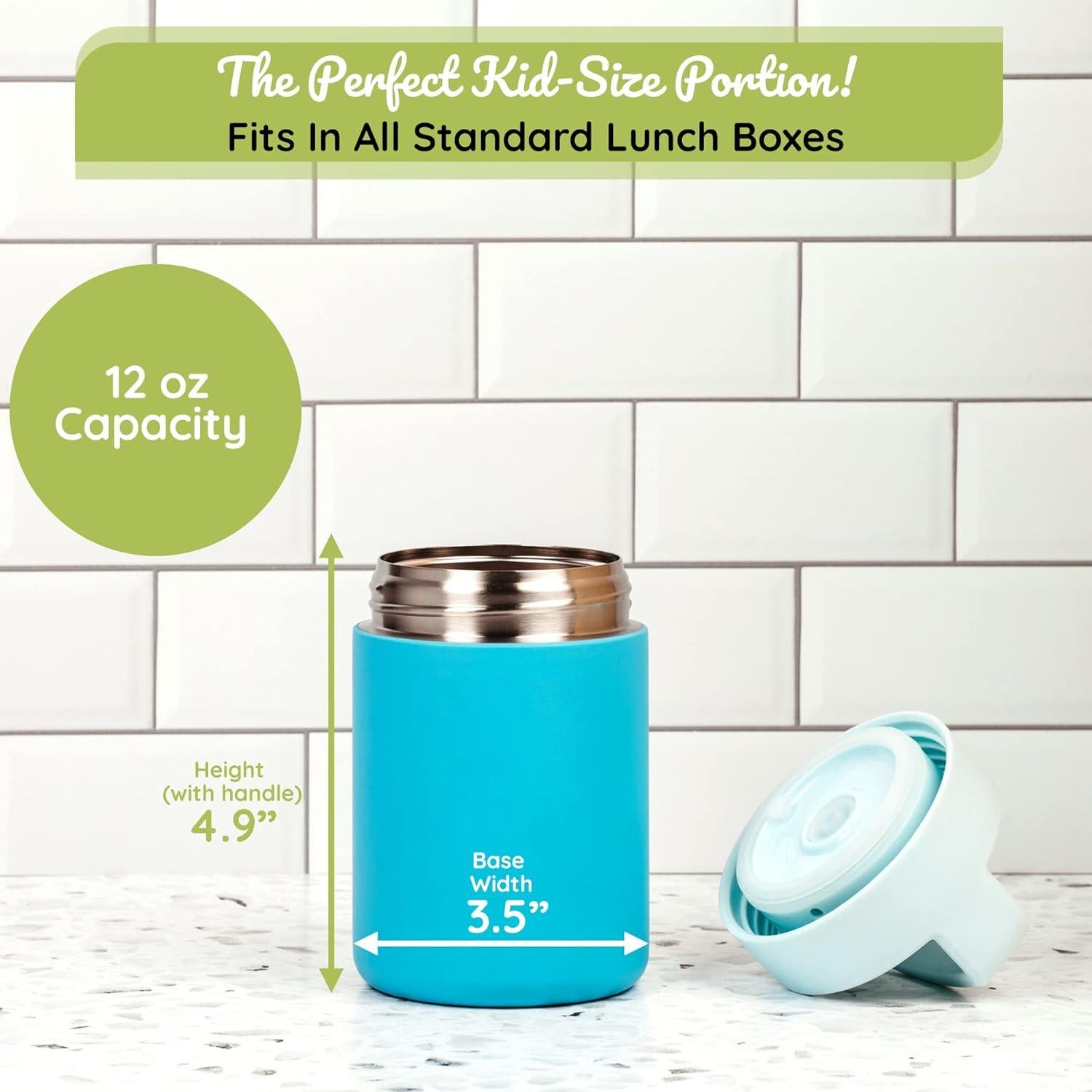 Termo Aislado WeeSprout 12 oz Acero Inoxidable para Niños