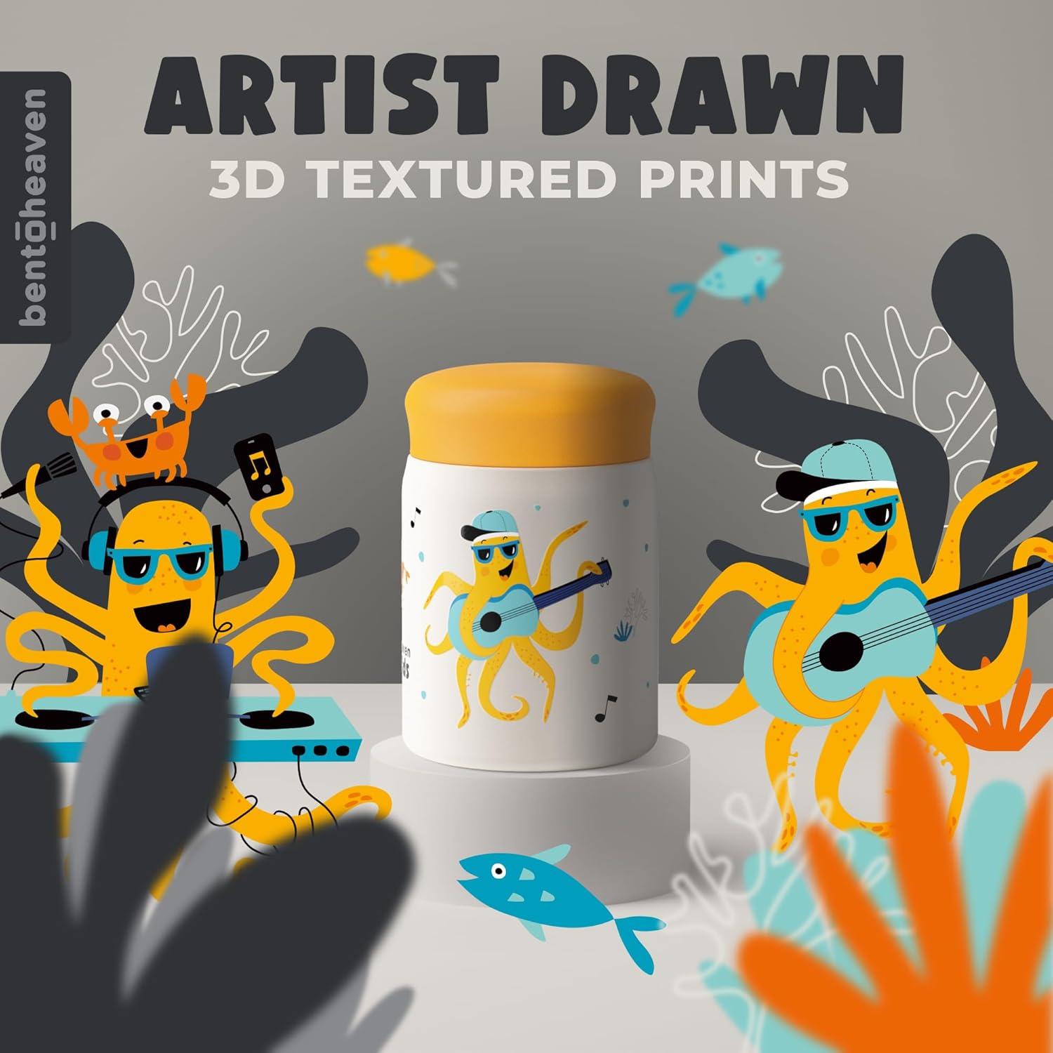 Tarro de Comida para Niños Bentoheaven 300ml Acero Inoxidable