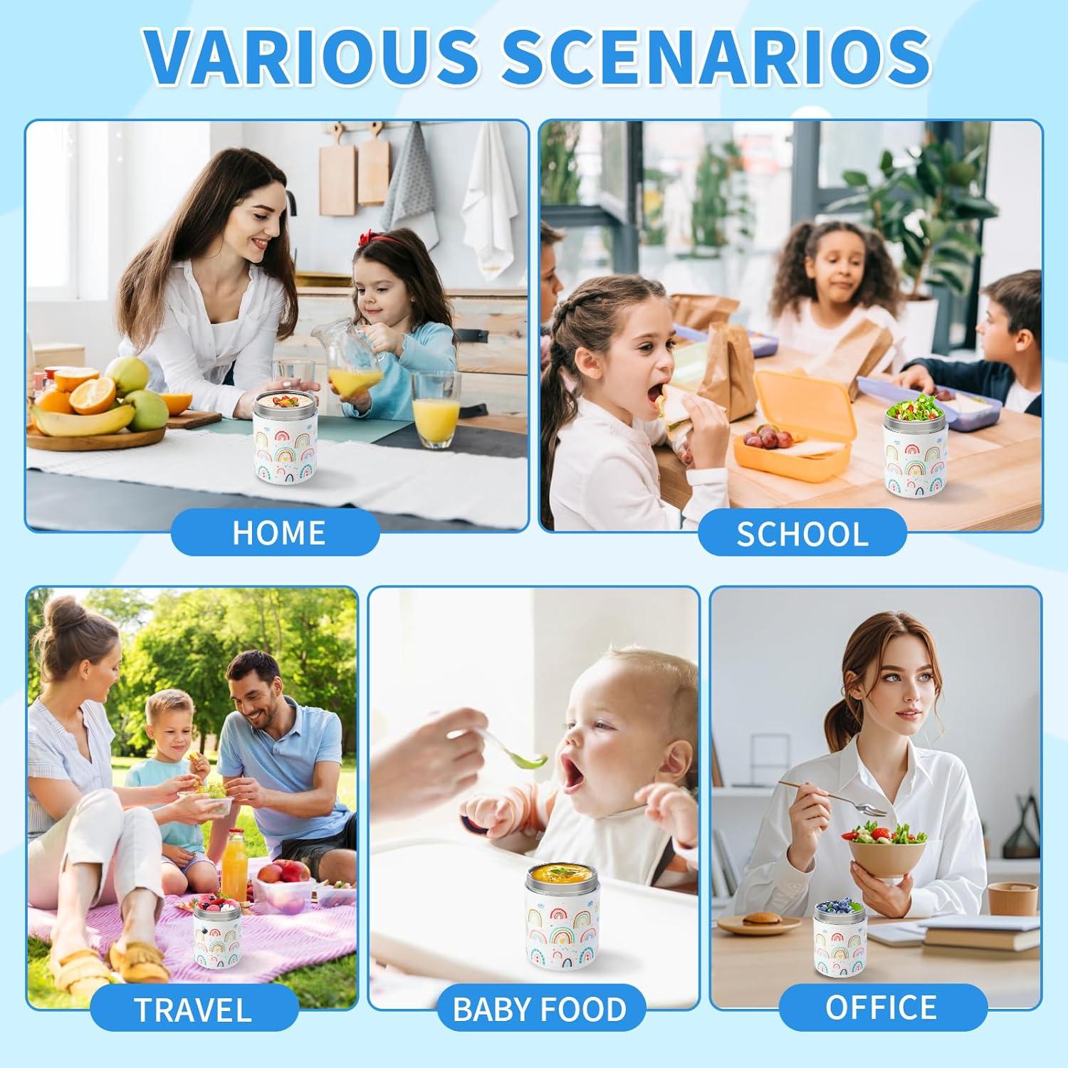 Termo de Comida Caliente Winkabiu 450g Boca Ancha Niños