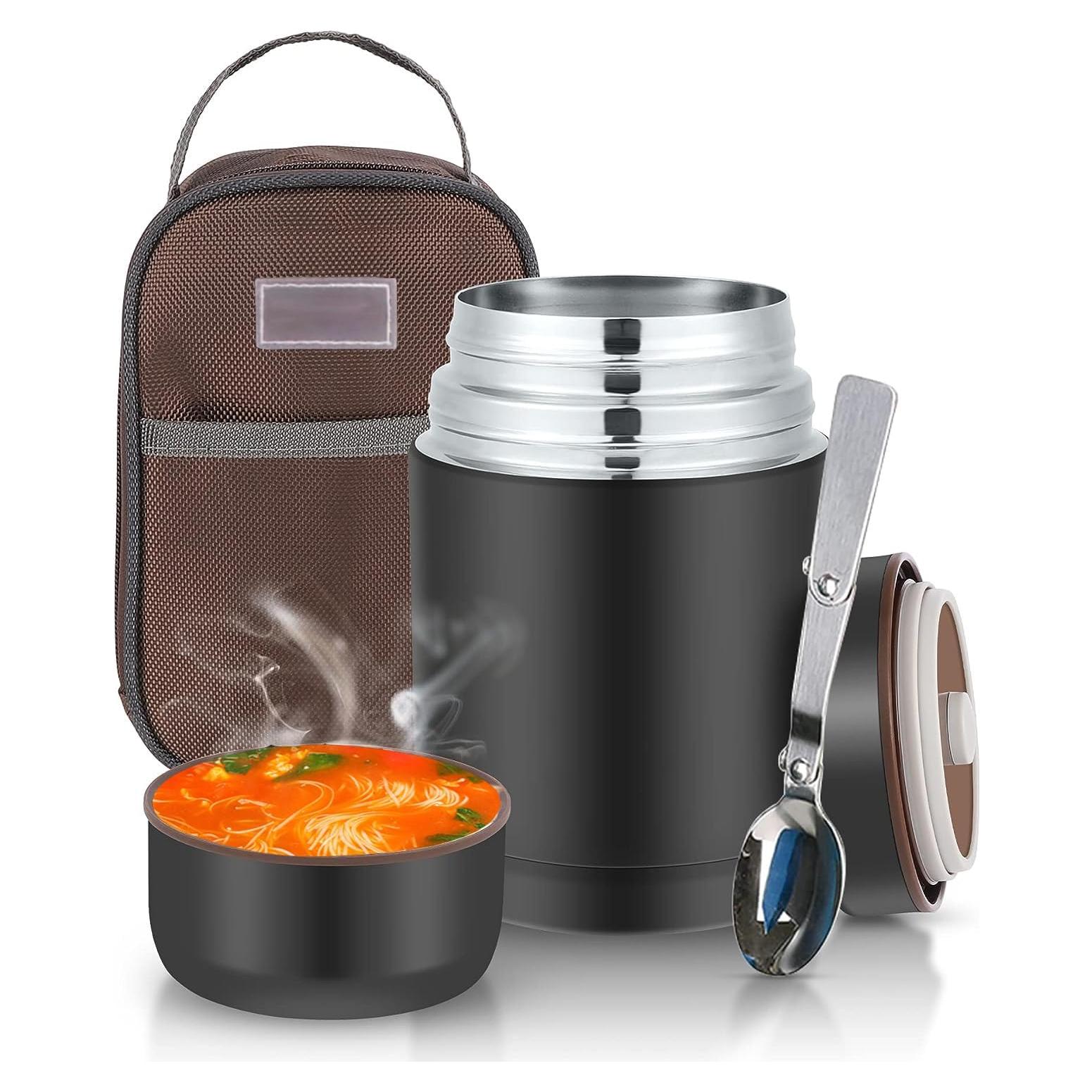 Tarro de Comida Aislado lazycozy 800 ml Acero Inoxidable