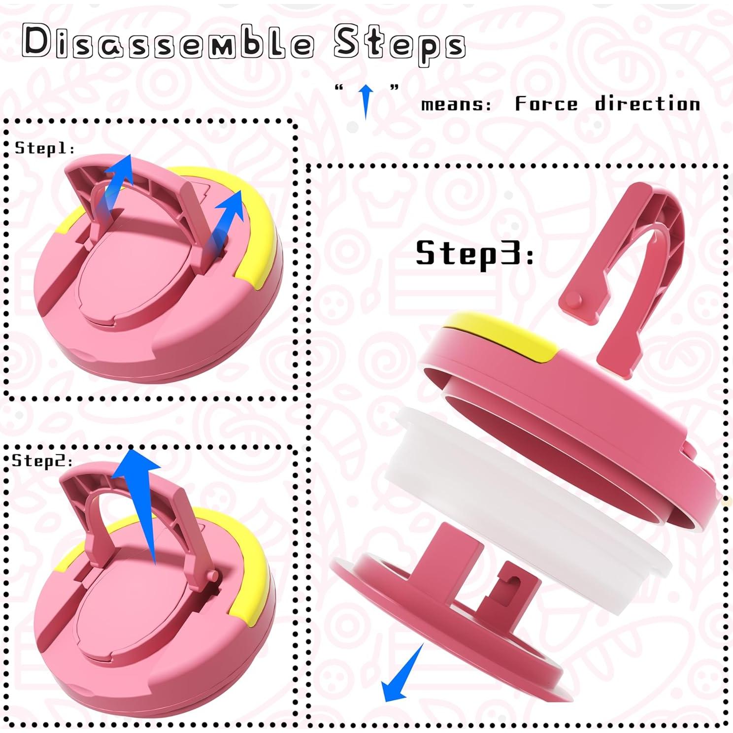 Termo de Comida Aislado Cocomeiwei 350 ml Unicornio-Rosa