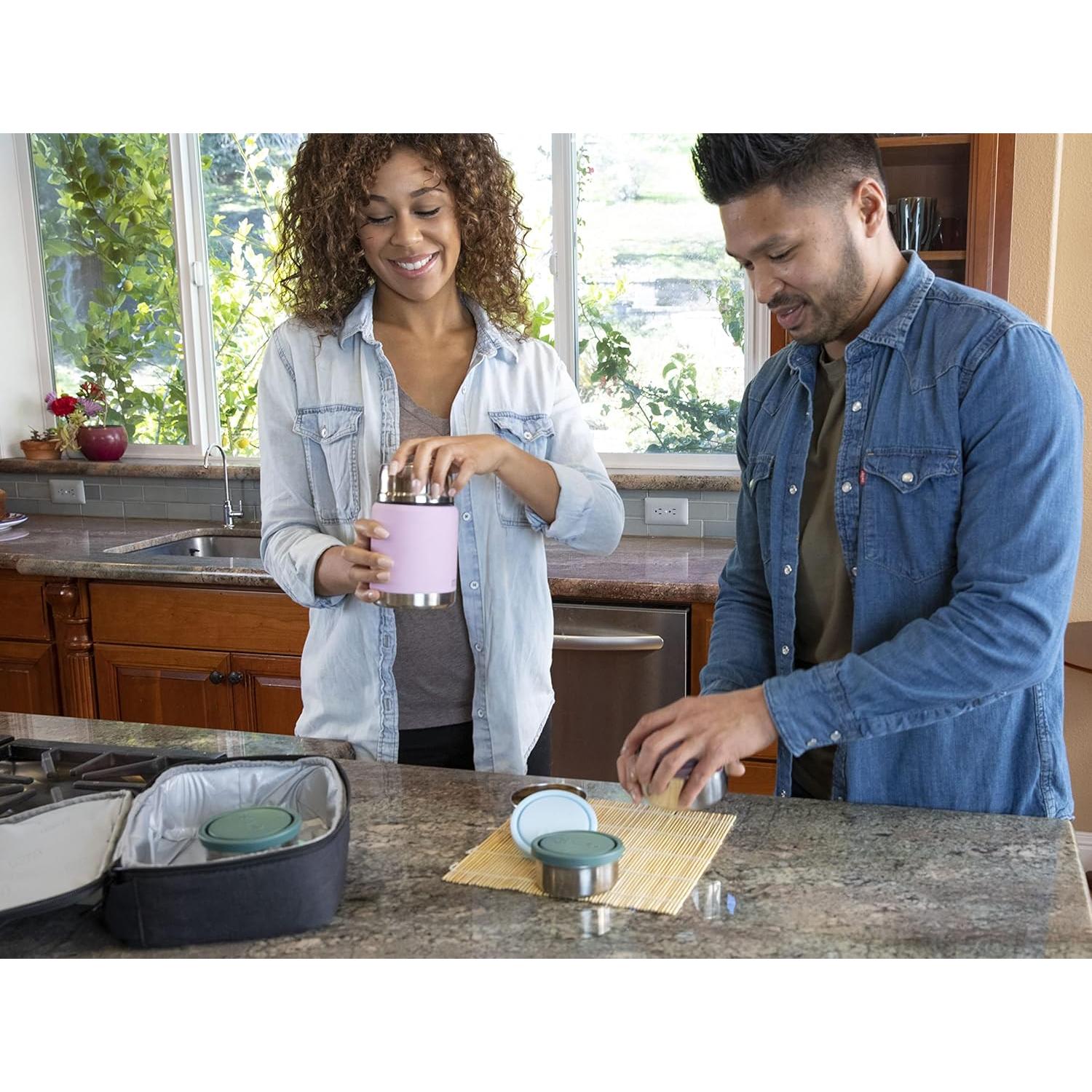 Termo de Comida Aislado MIRA 15 oz Acero Inoxidable Azul