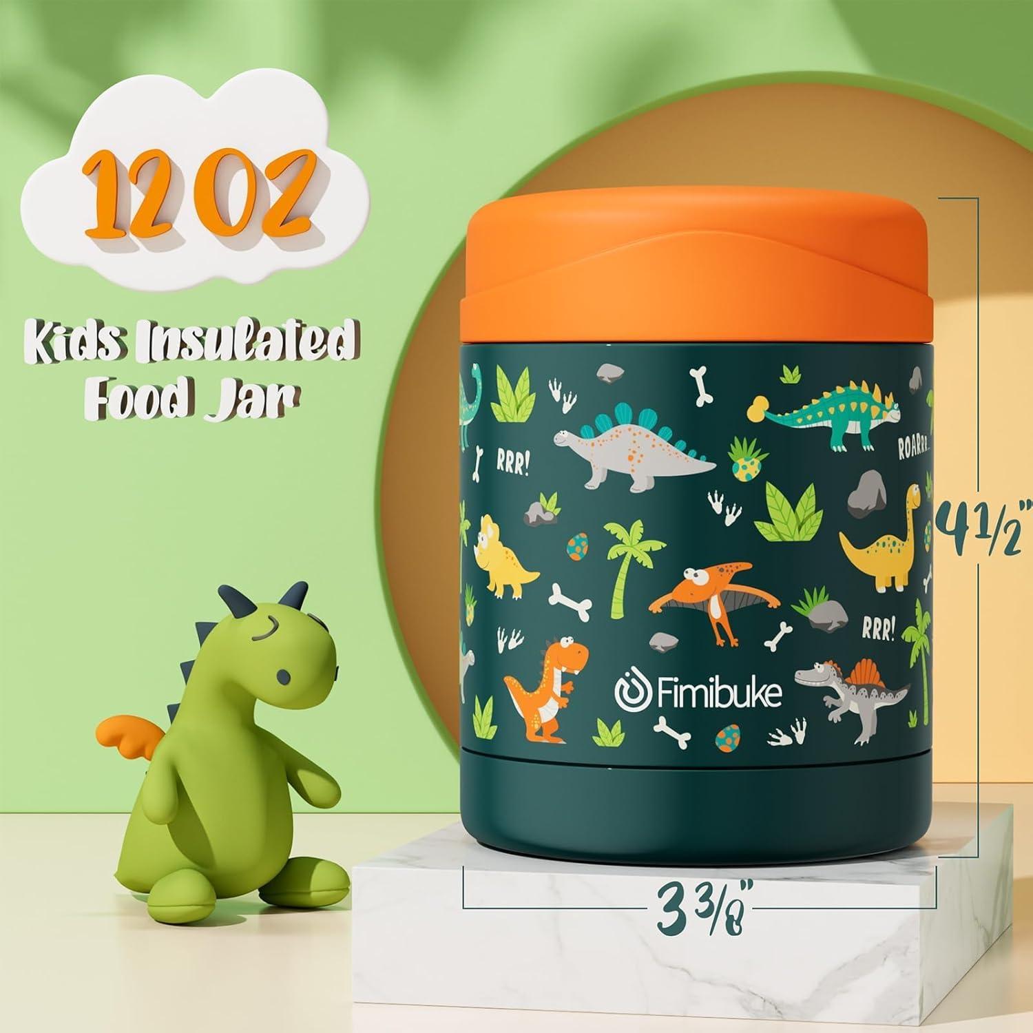 Tarro de Comida Aislado Fimibuke 12 oz Acero Inoxidable BPA Free