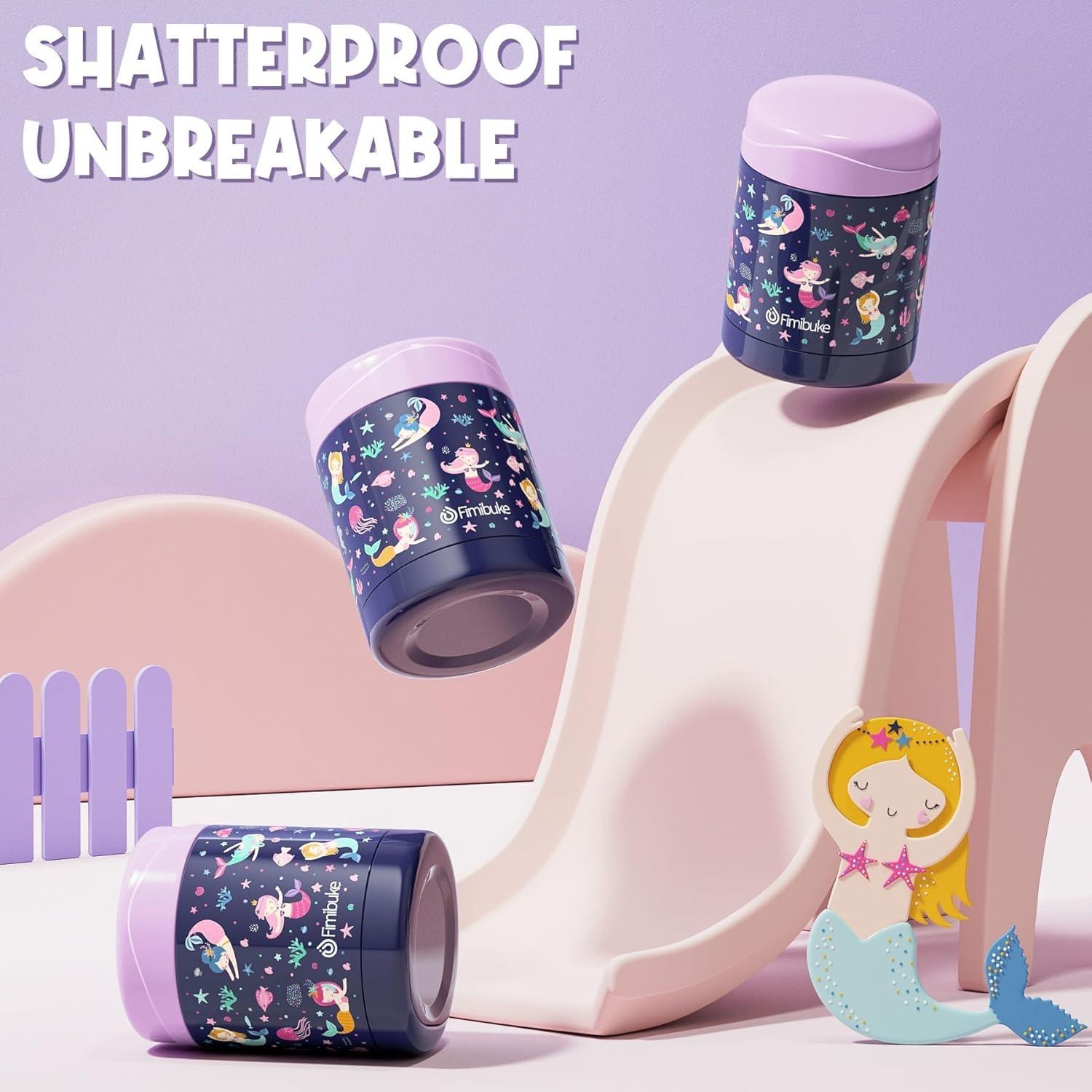 Tarro de Comida Aislado Fimibuke 12 oz Acero Inoxidable BPA Free