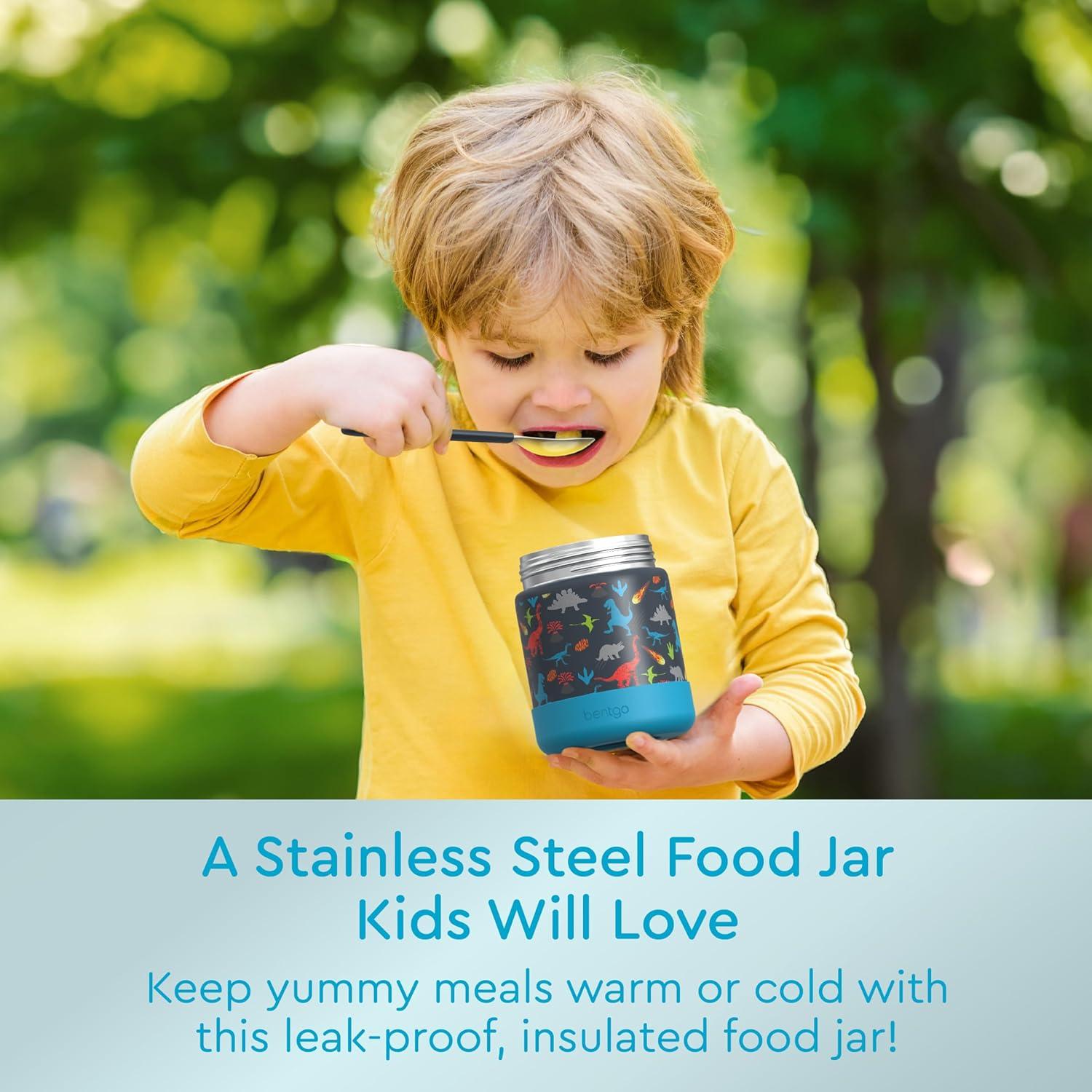 Tarro de Comida Aislado Bentgo Kids 331ml Dinosaurio