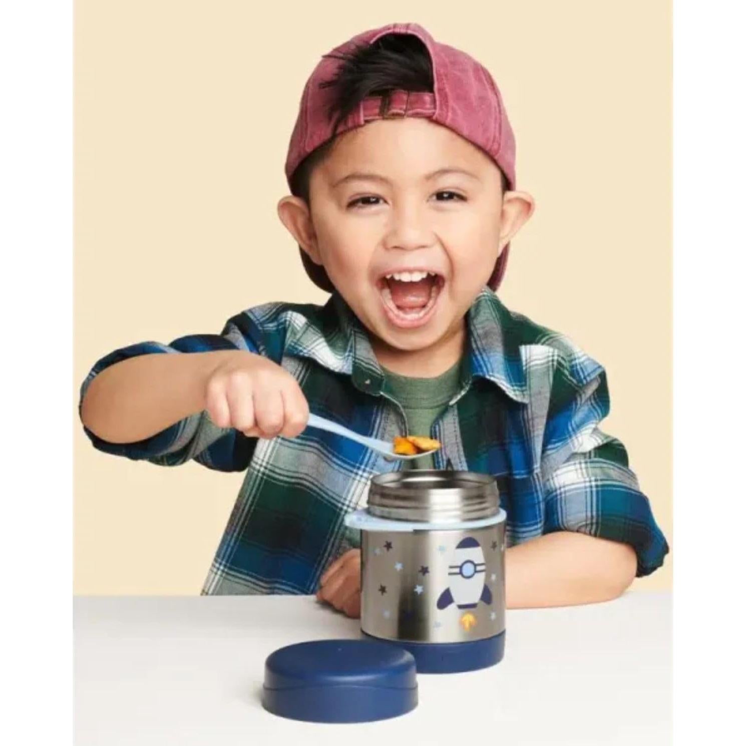 Tarro de Comida Aislado Skip Hop Cohete 325 mL Acero Inoxidable