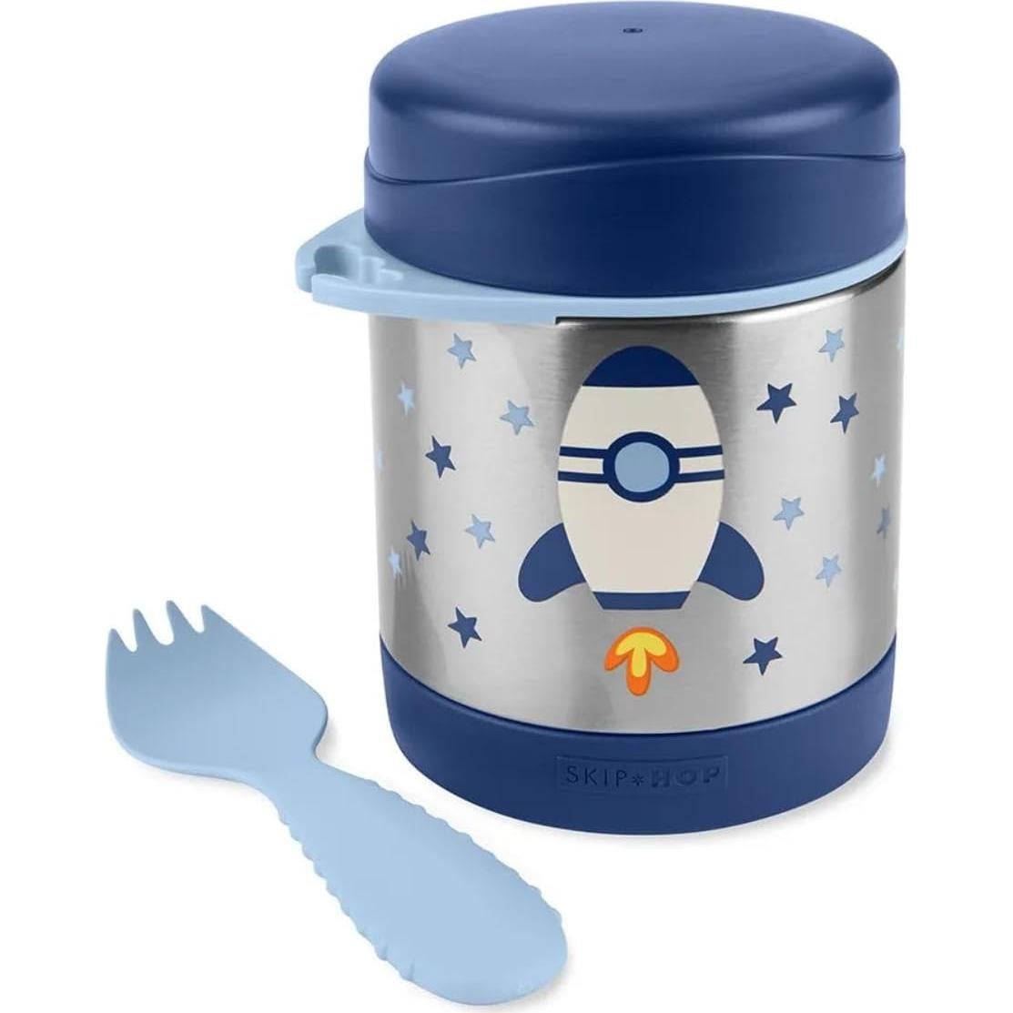 Tarro de Comida Aislado Skip Hop Cohete 325 mL Acero Inoxidable
