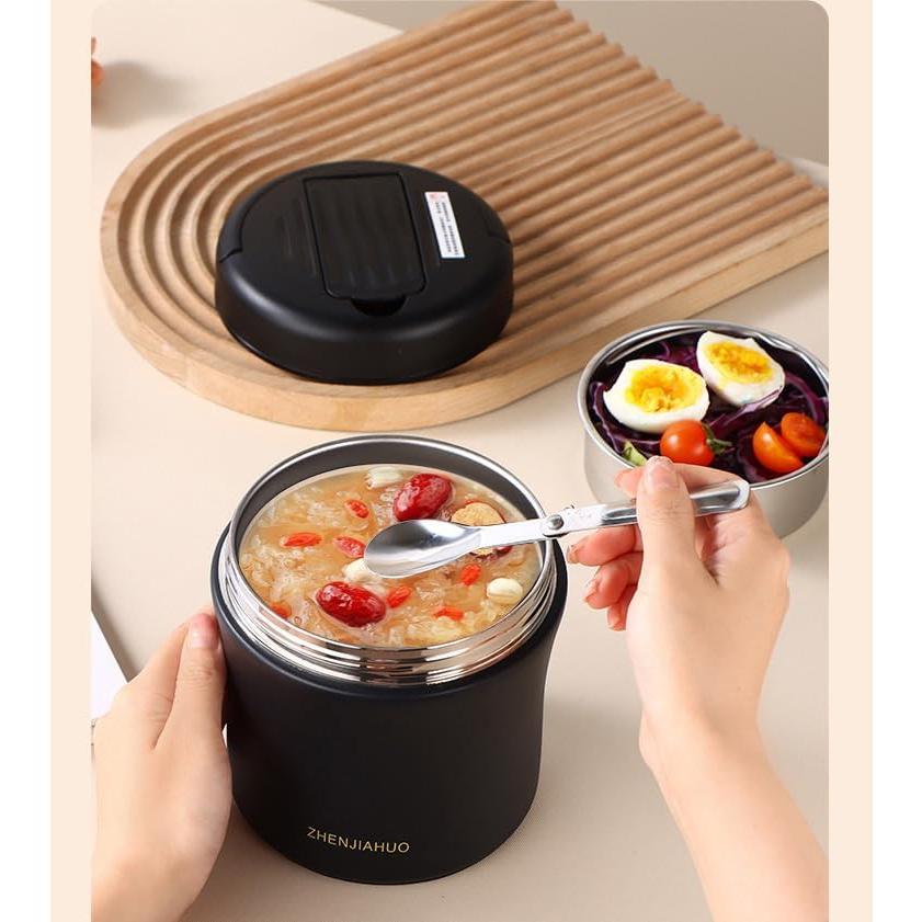 Tarro de Comida Térmico NOMI 1.18 L Acero Inoxidable Aislado