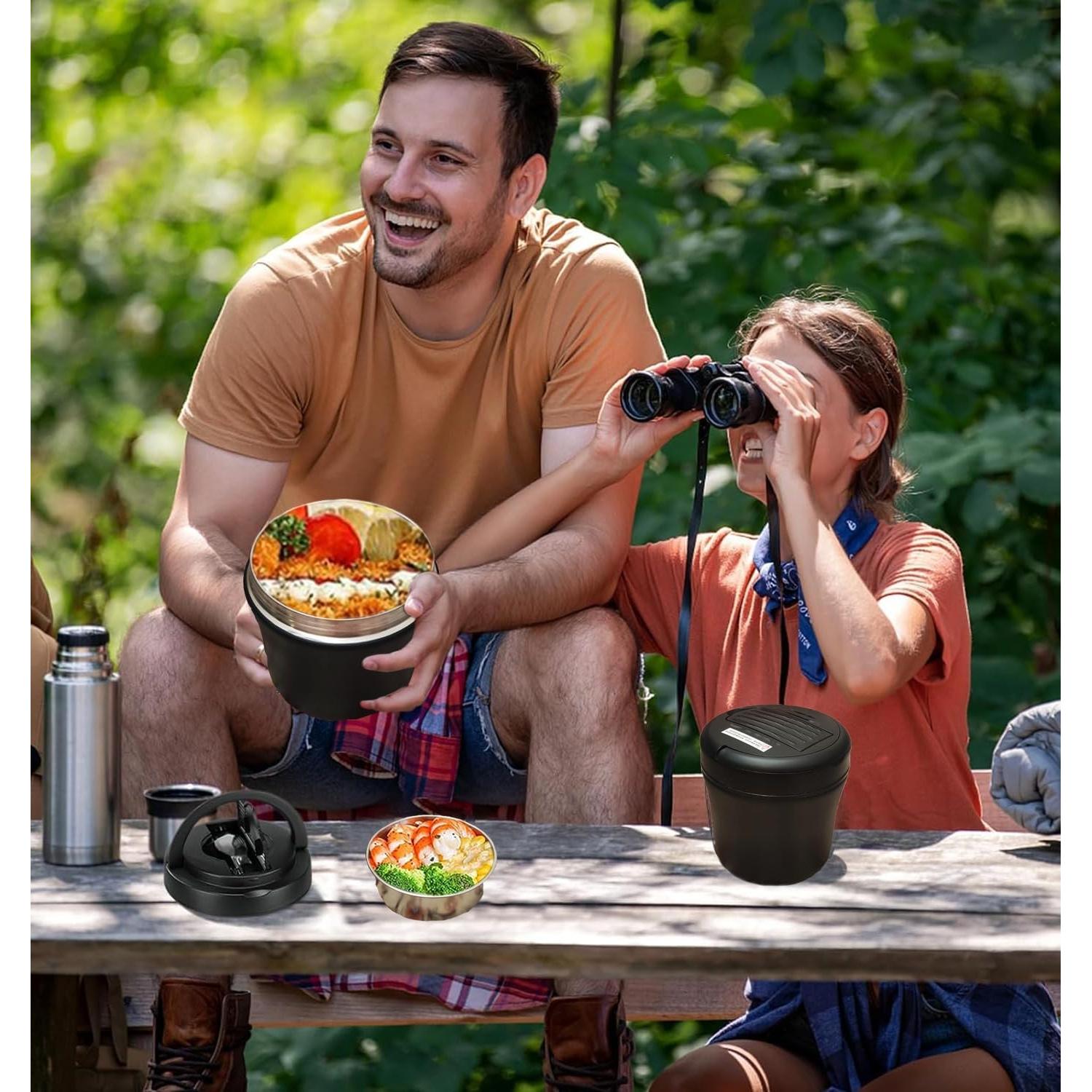 Tarro de Comida Térmico NOMI 1.18 L Acero Inoxidable Aislado