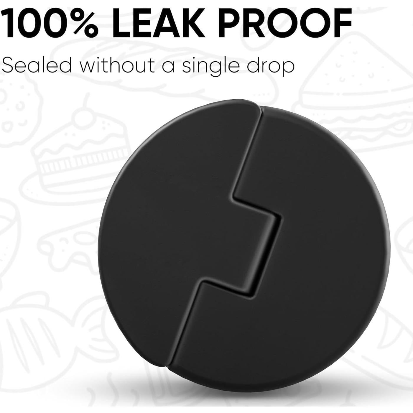 Termo de Sopa QUITES 340g Aislado al Vacío Negro