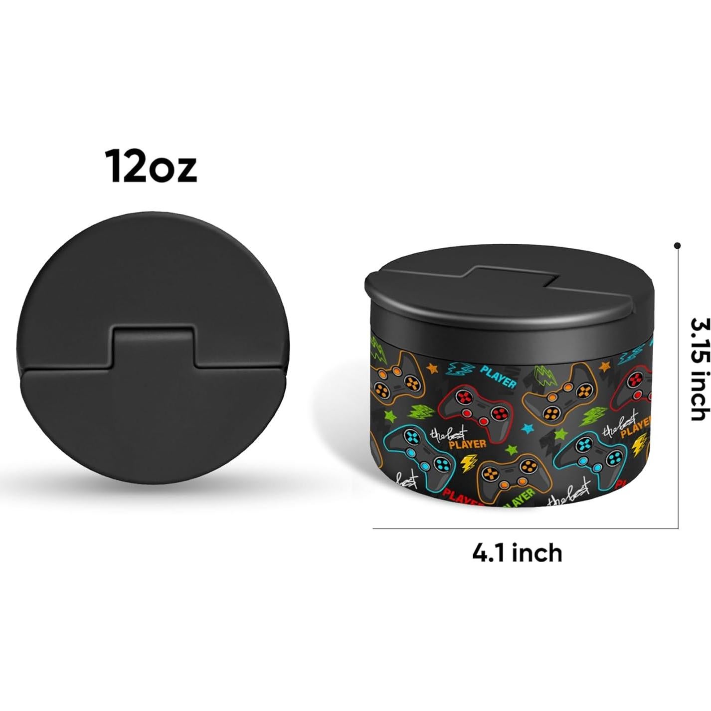 Termo de Sopa QUITES 340g Aislado al Vacío Negro