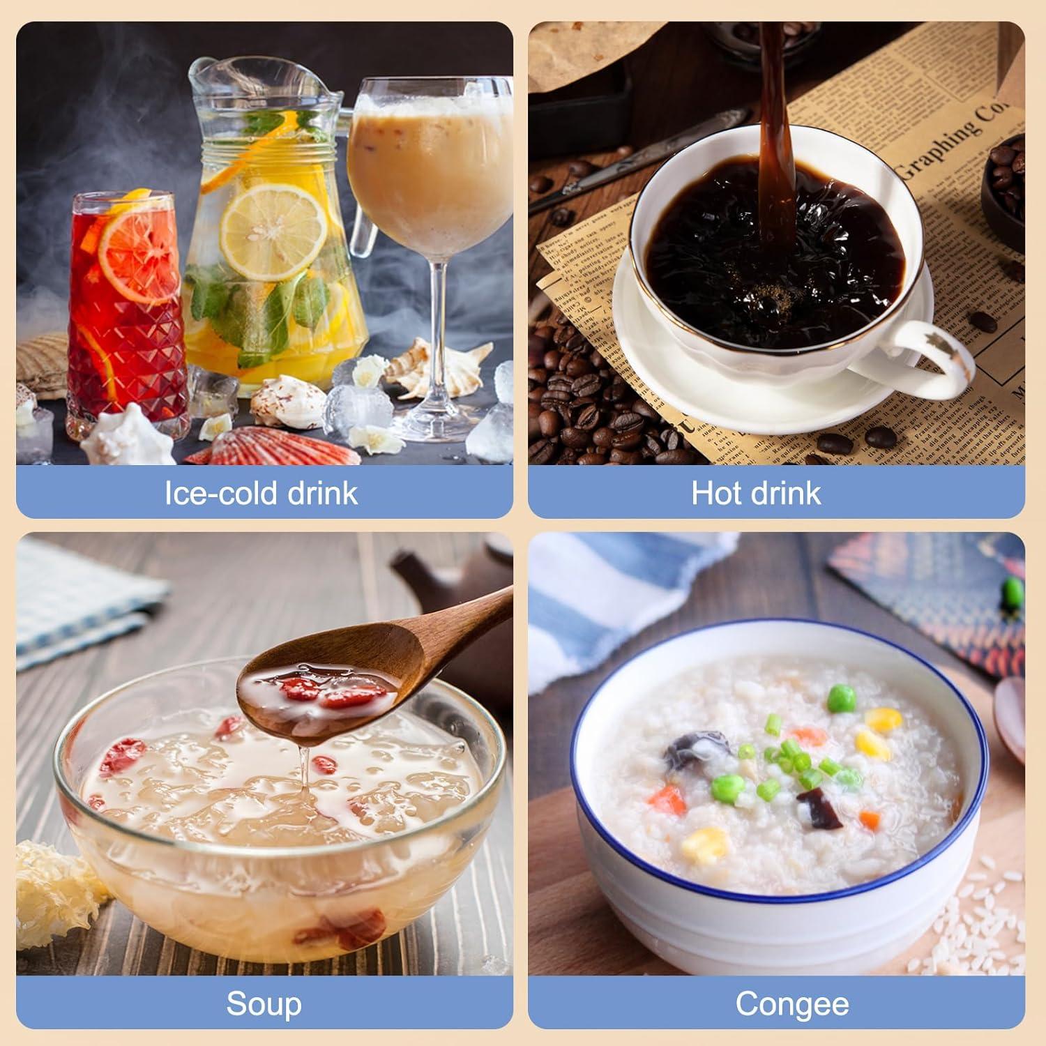 Termo de Sopa Zalaxt 0.83L Acero Inoxidable Aislado