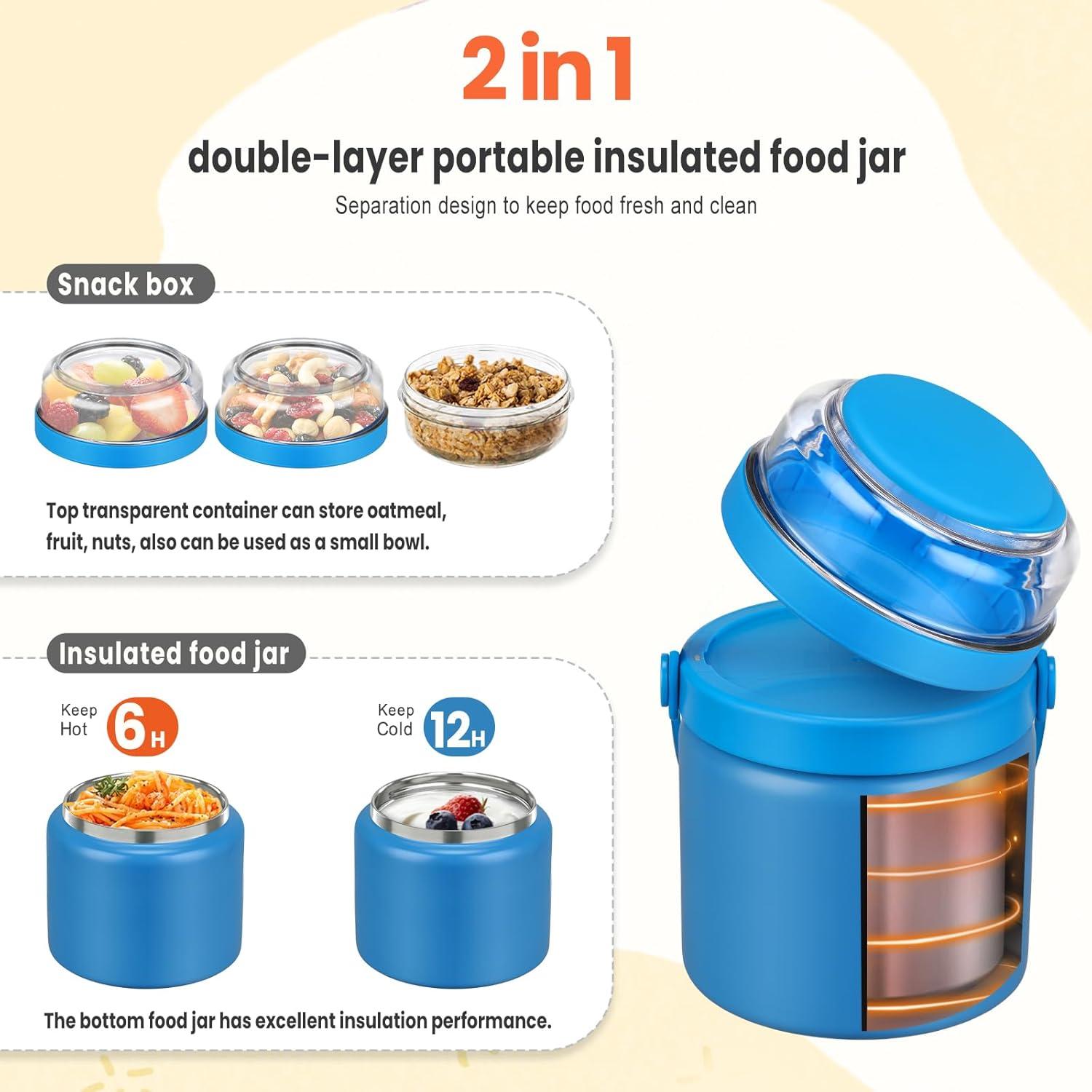 Contenedor Térmico 2-en-1 Maison Huis 382.7g Azul