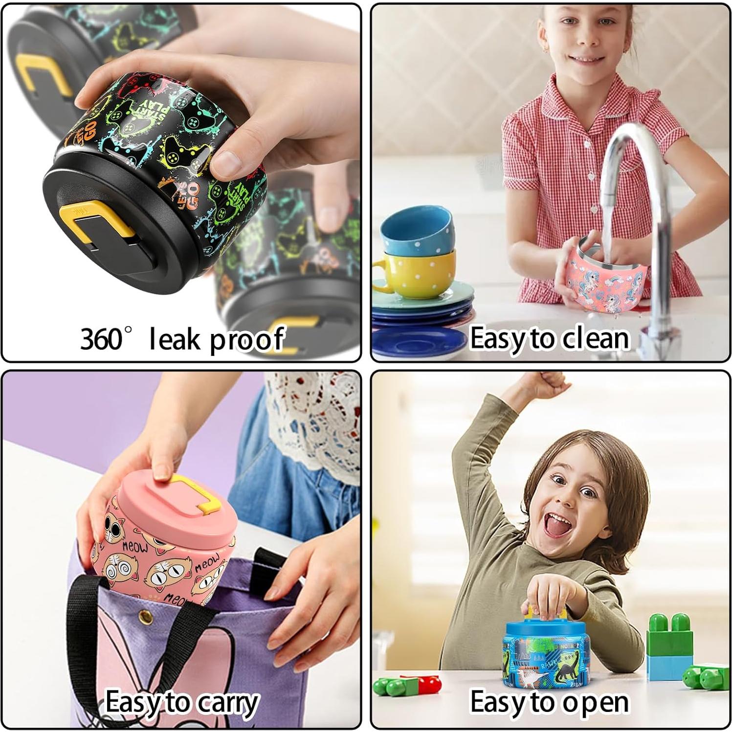 Tarro Térmico MAISON HUIS 240ml Aislado Acero Inoxidable Azul