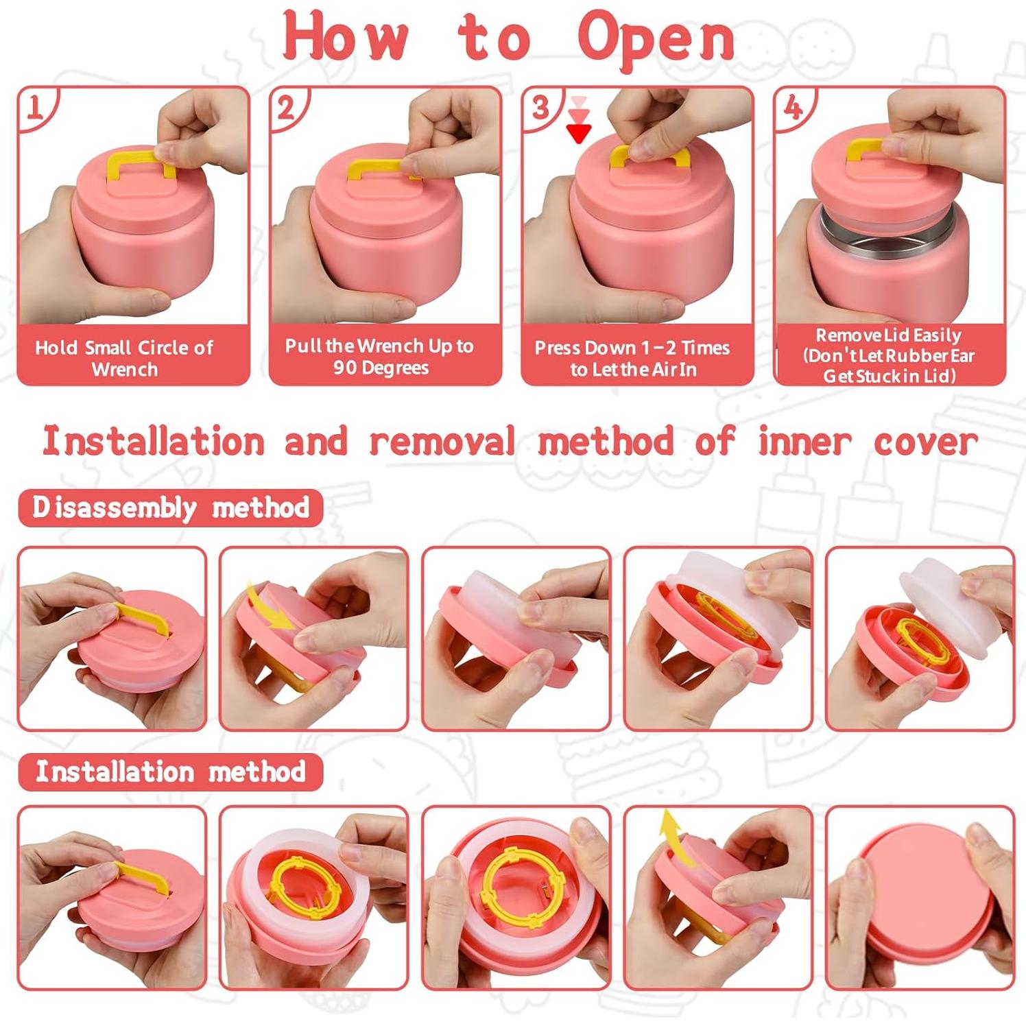 Tarro Térmico MAISON HUIS 240ml Aislado Acero Inoxidable Azul