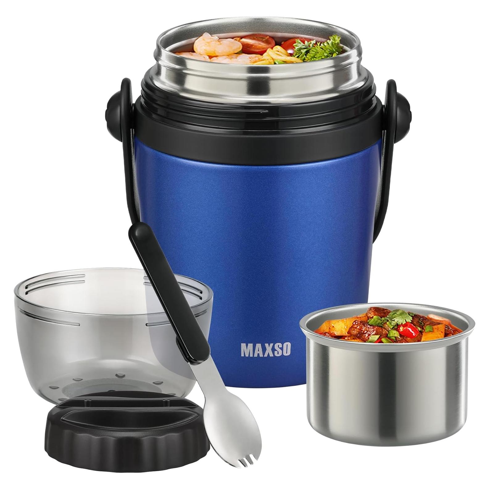 Contenedor Térmico MAXSO 32 oz Acero Inoxidable Azul