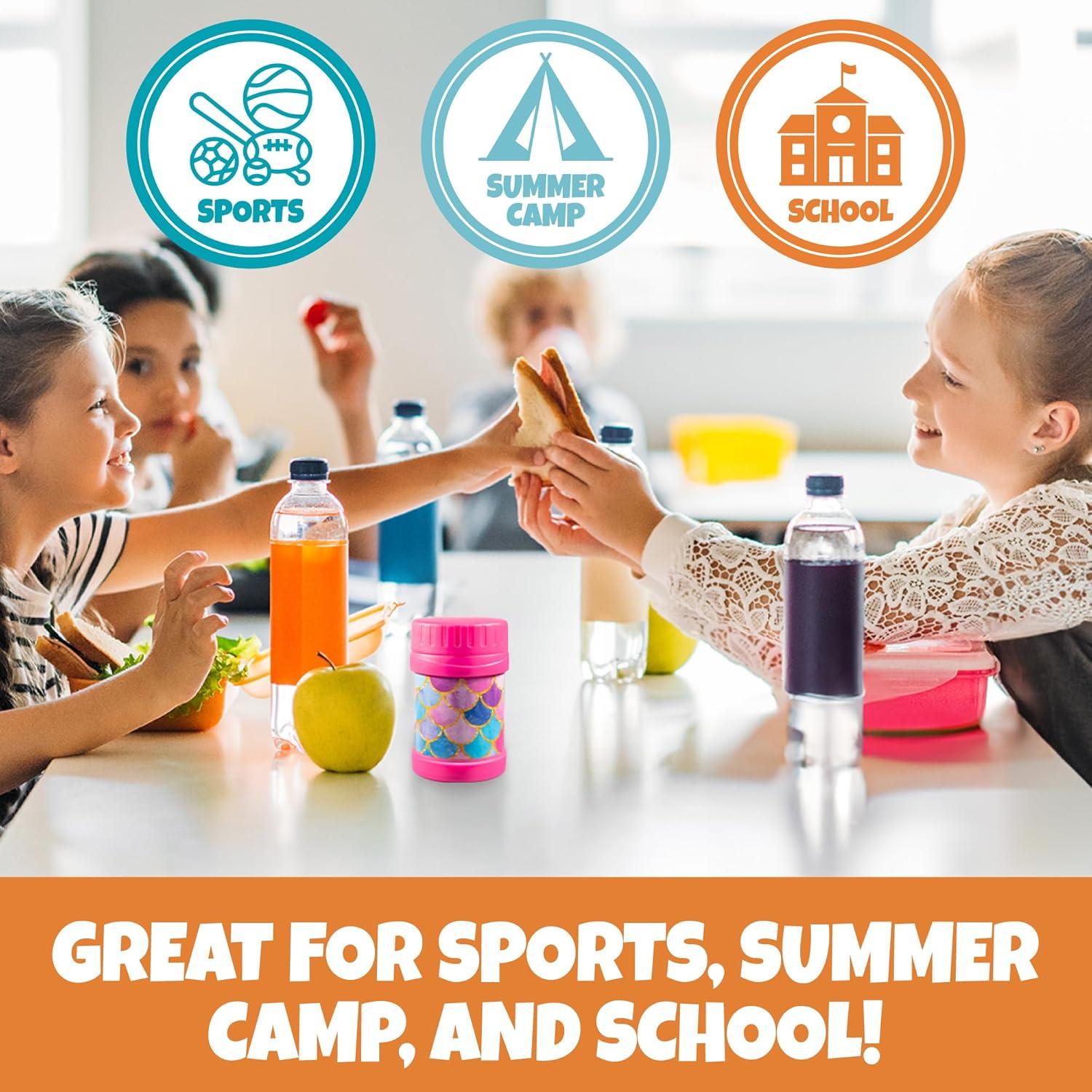 Tarro de Comida Aislado Bentology 368ml Sirena - Acero Inoxidable