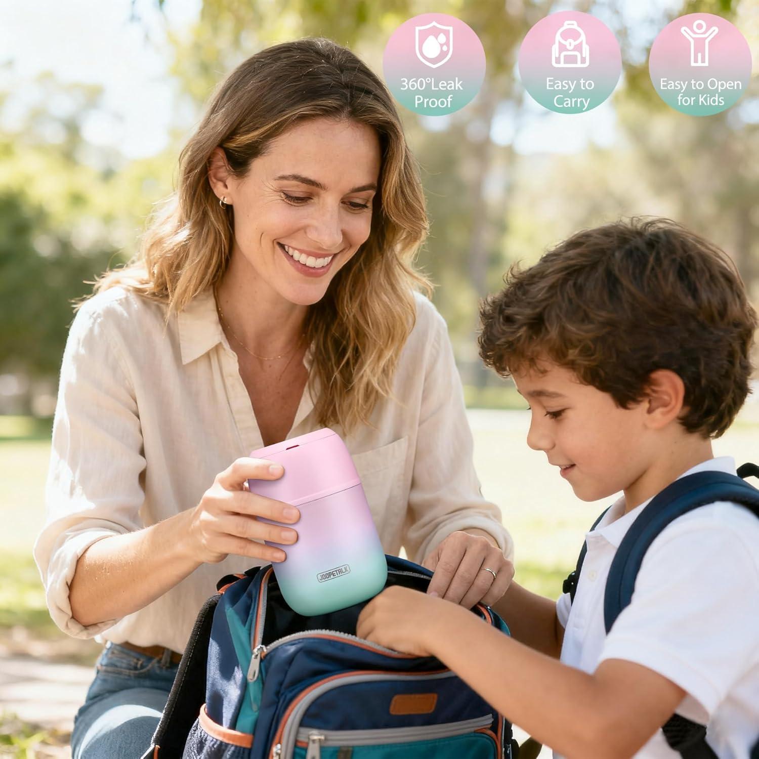 Termo de Almuerzo Aislado JOOPETALK 500ml Acero Inoxidable