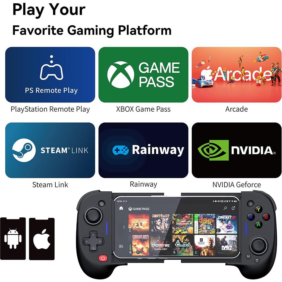 Controlador de Juegos ShanWan para iPhone y Android