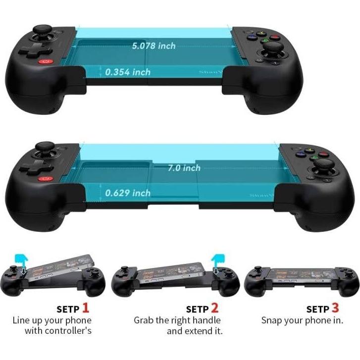 Controlador de Juegos ShanWan para iPhone y Android