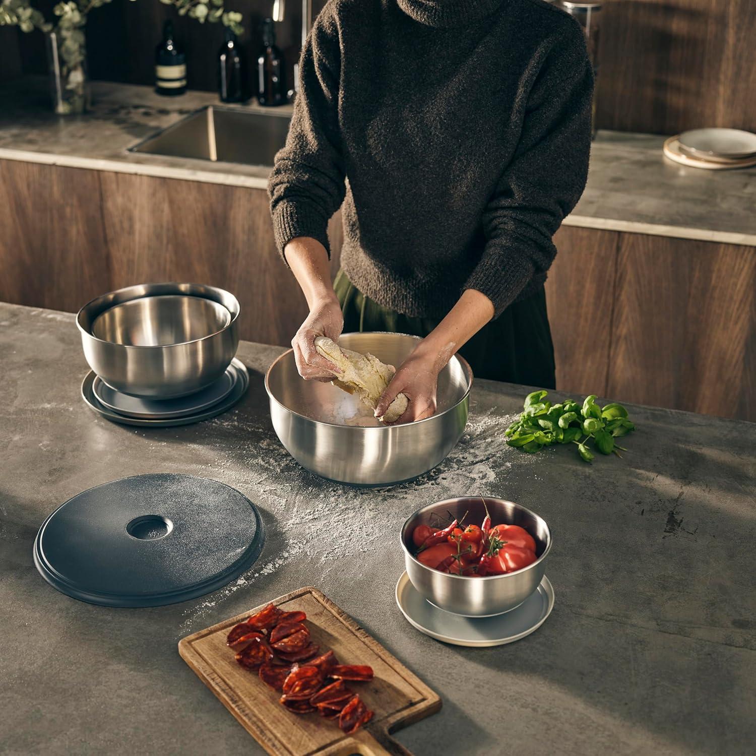 Juego de 4 Tazones de Mezcla Joseph Joseph Acero Inoxidable