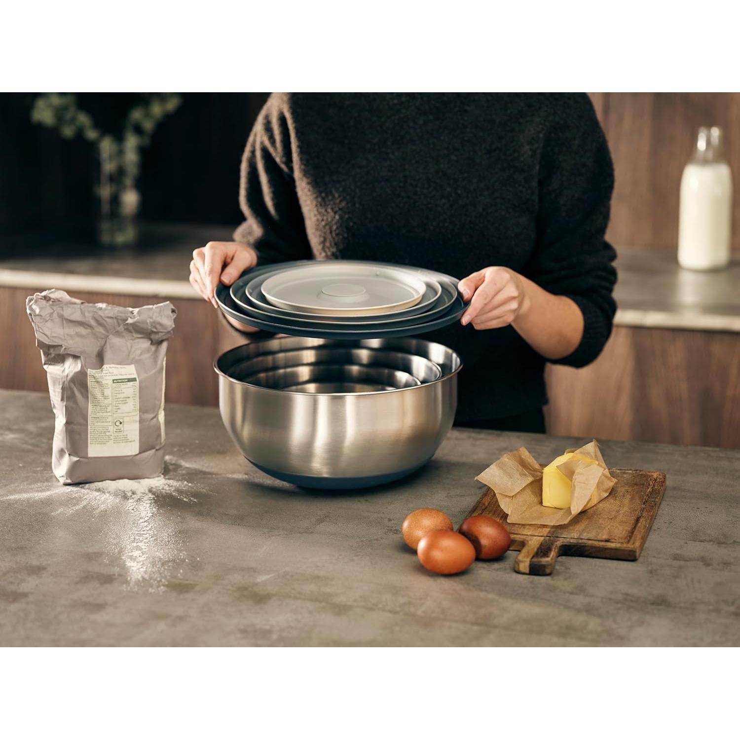 Juego de 4 Tazones de Mezcla Joseph Joseph Acero Inoxidable