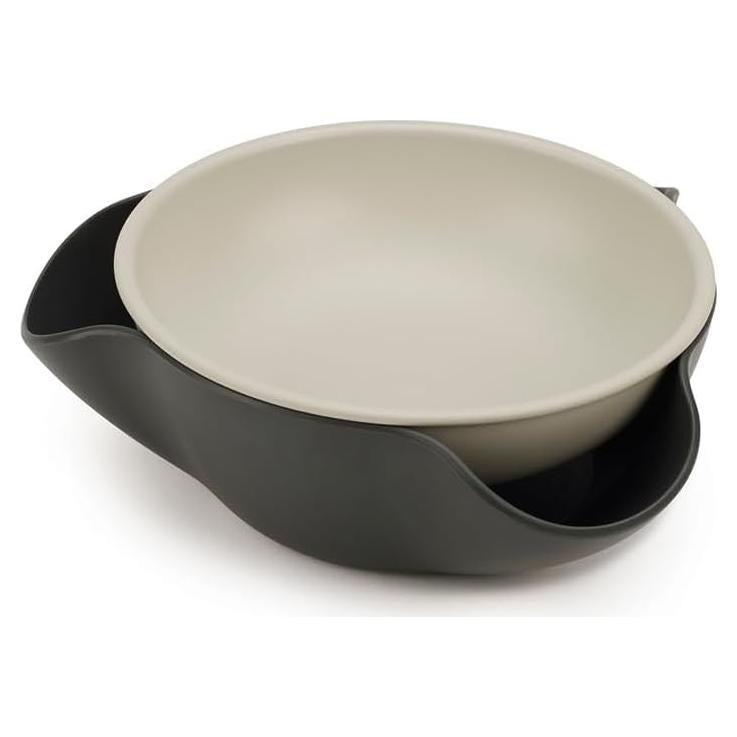 Tazón Doble para Snacks Joseph Joseph Gris - Libre de BPA