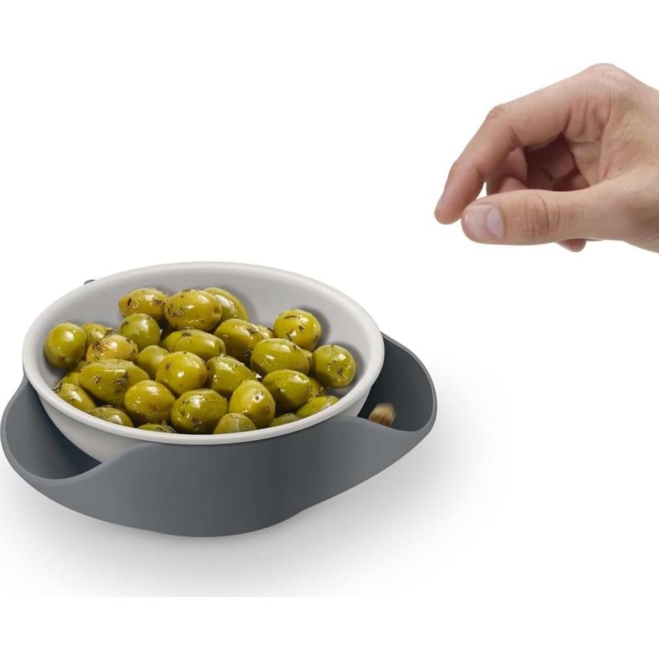 Tazón Doble para Snacks Joseph Joseph Gris - Libre de BPA