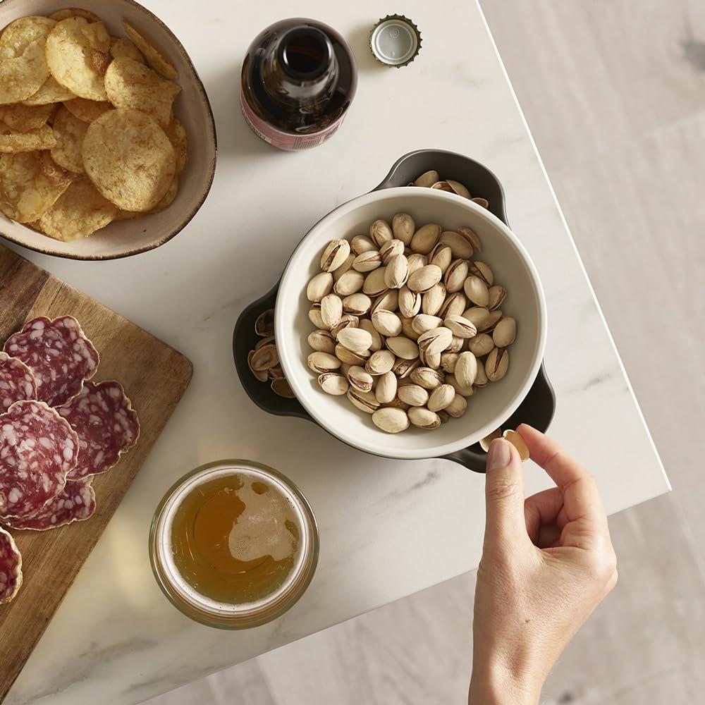 Tazón Doble para Snacks Joseph Joseph Gris - Libre de BPA