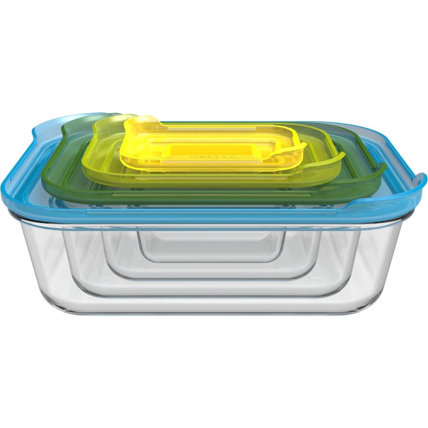 Juego de 4 Recipientes de Vidrio Joseph Joseph Nest 2.5L