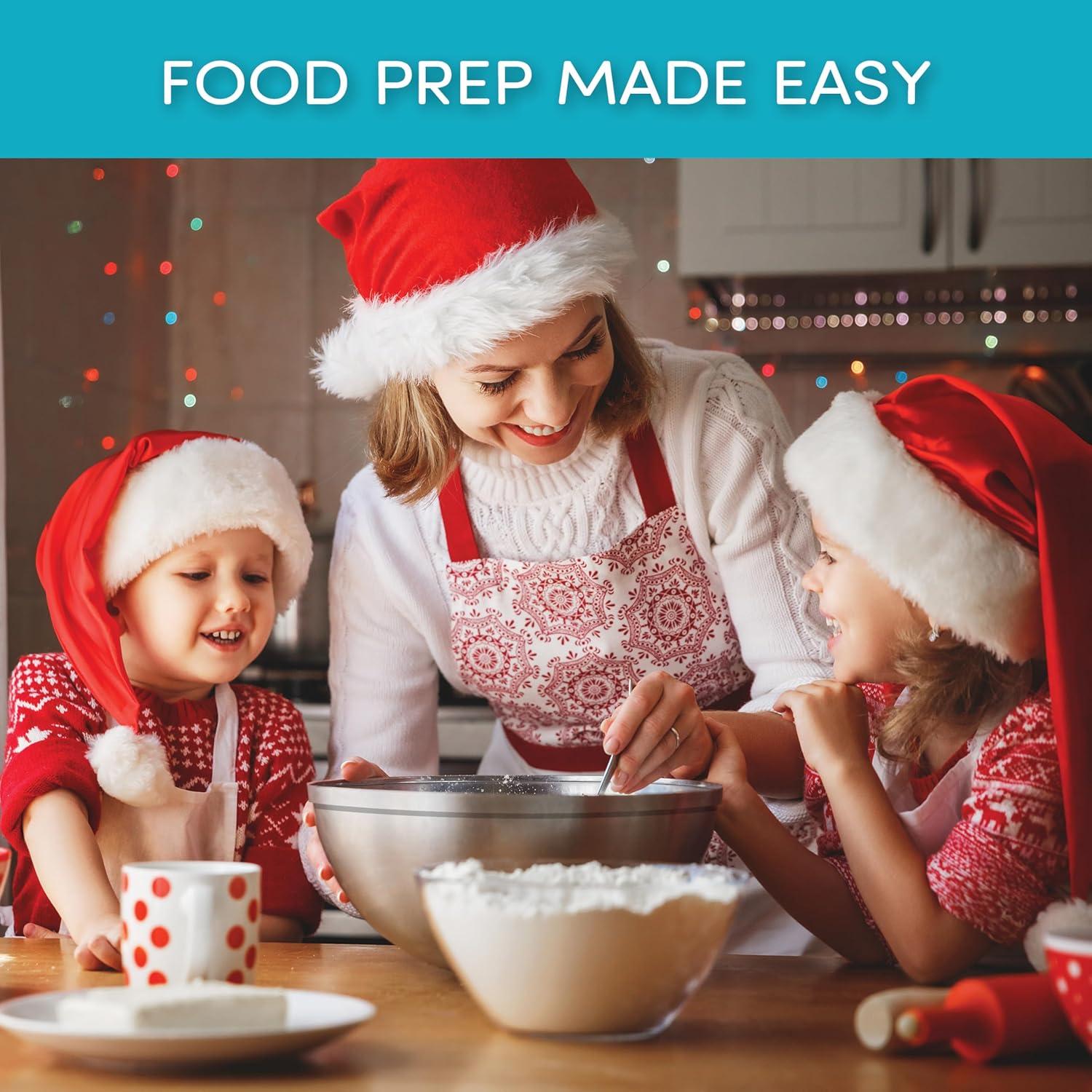 Juego de 5 Tazones Mezcla Acero Inoxidable Belwares Caqui