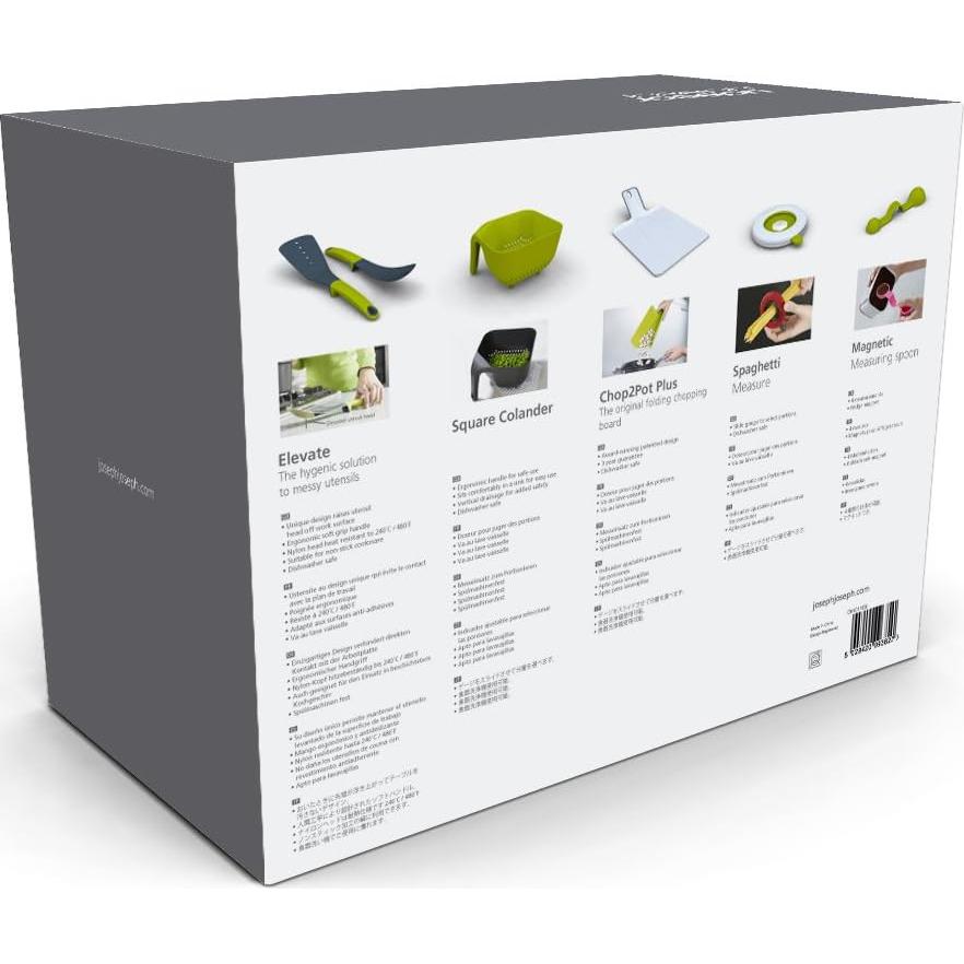 Juego de Cocina 6 Piezas Joseph Joseph - Colador, Tabla y Más