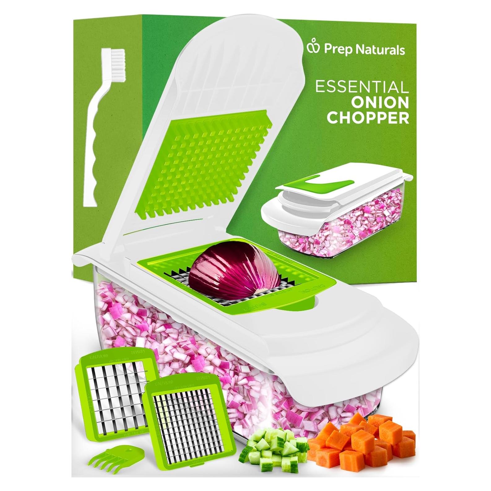 Cortador de Verduras 4 en 1 Prep Naturals - Acero Inoxidable Blanco