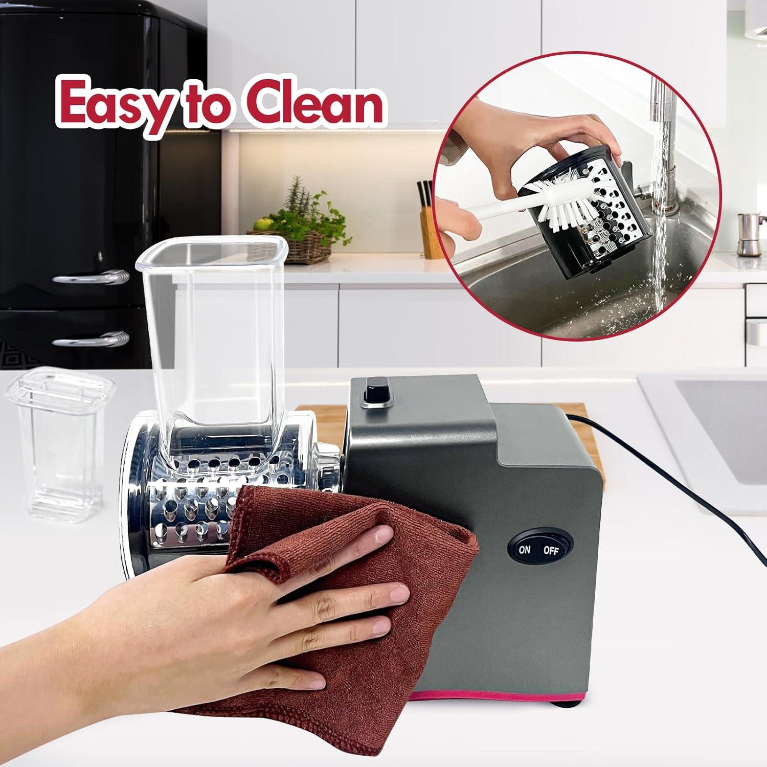 Rallador de Queso Eléctrico ULTAC Q-1 250W 7 Cuchillas