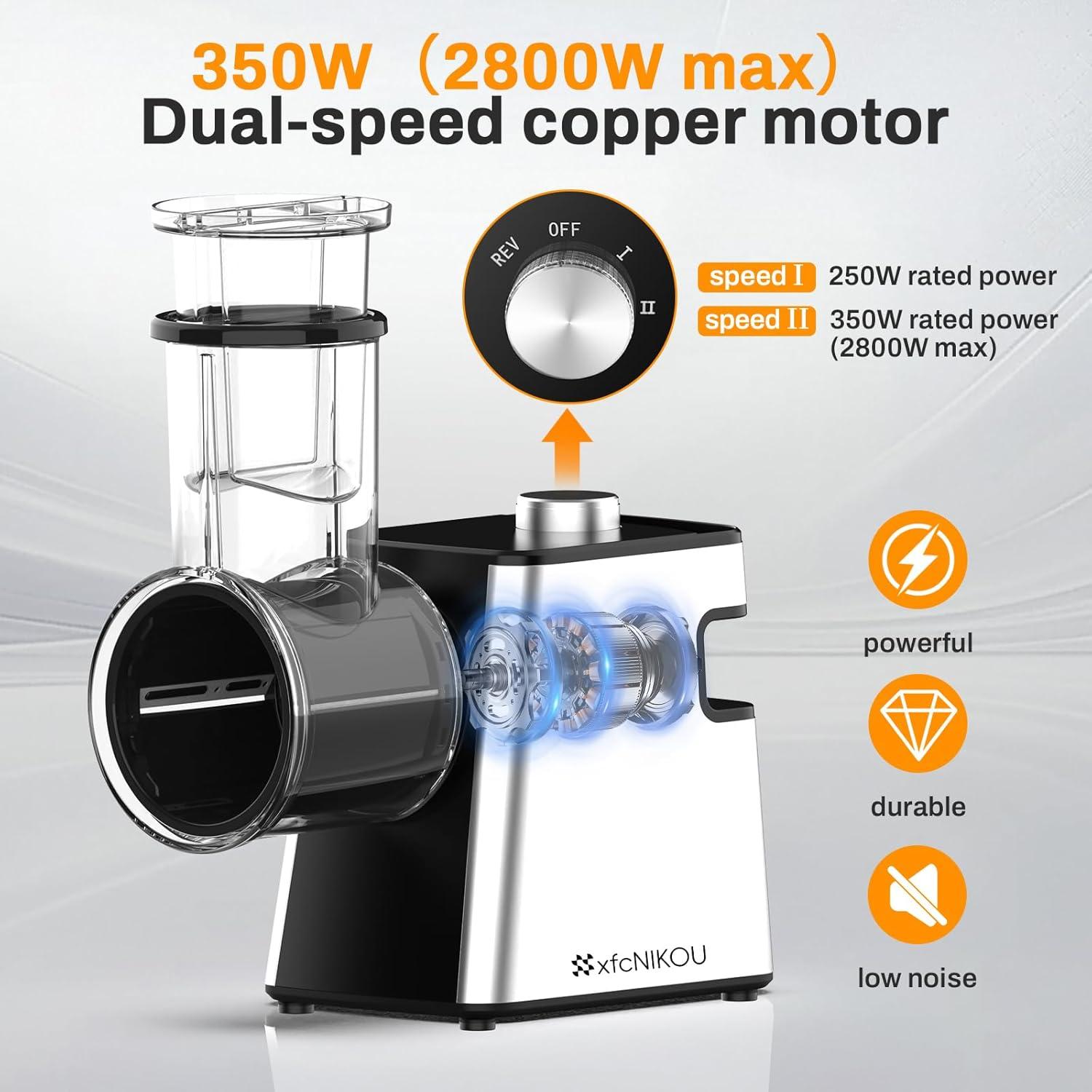 Picadora de Carne Eléctrica xfcnikou MG-S19 2800W Acero Inoxidable