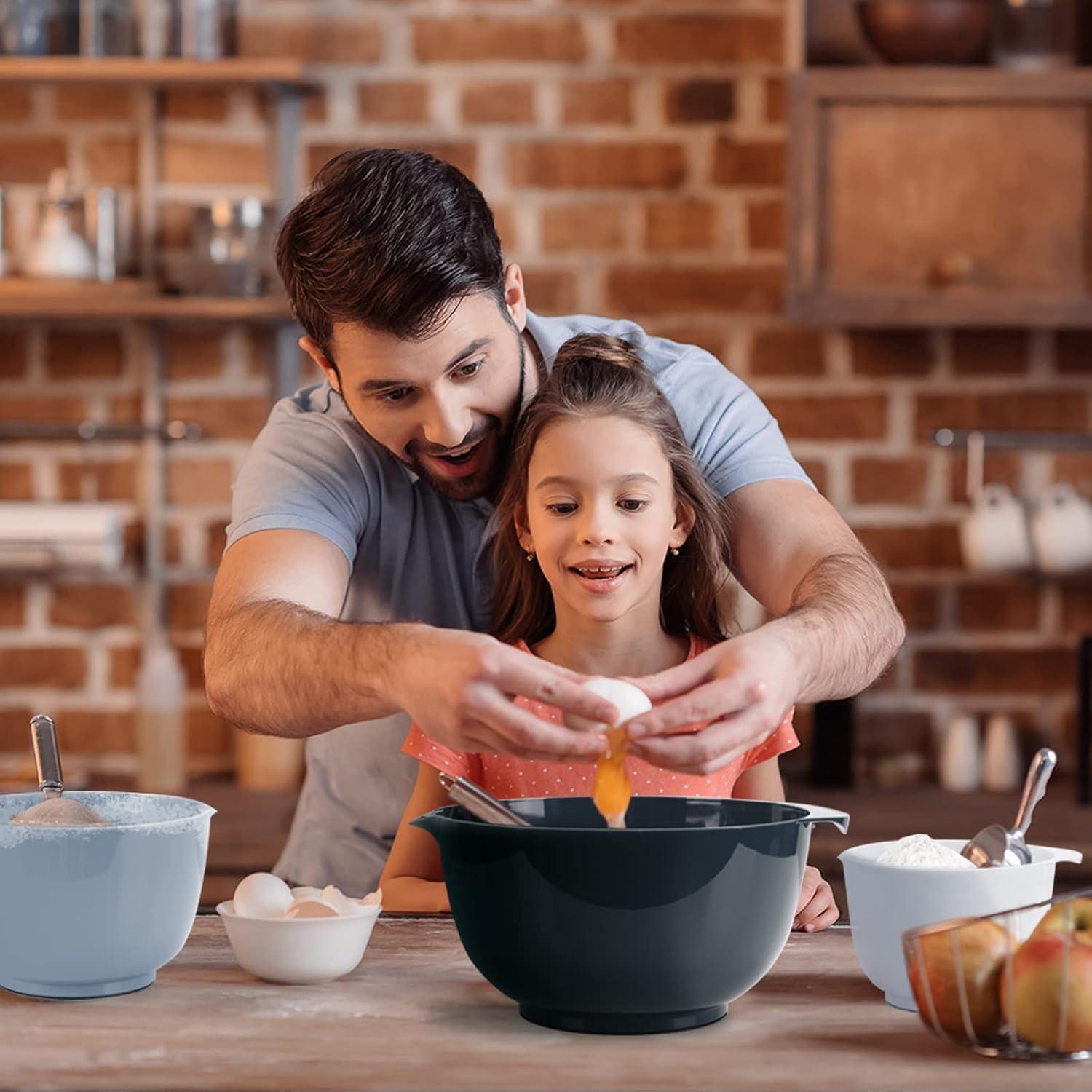 Juego de Cuencos de Mezcla BoxedHome 4 Piezas Antideslizante