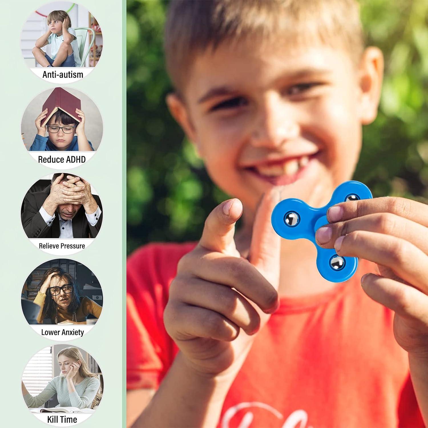 Spinner Antiestrés Mini YOLOPLUS+ 5 Pcs 5,08 cm para Niños